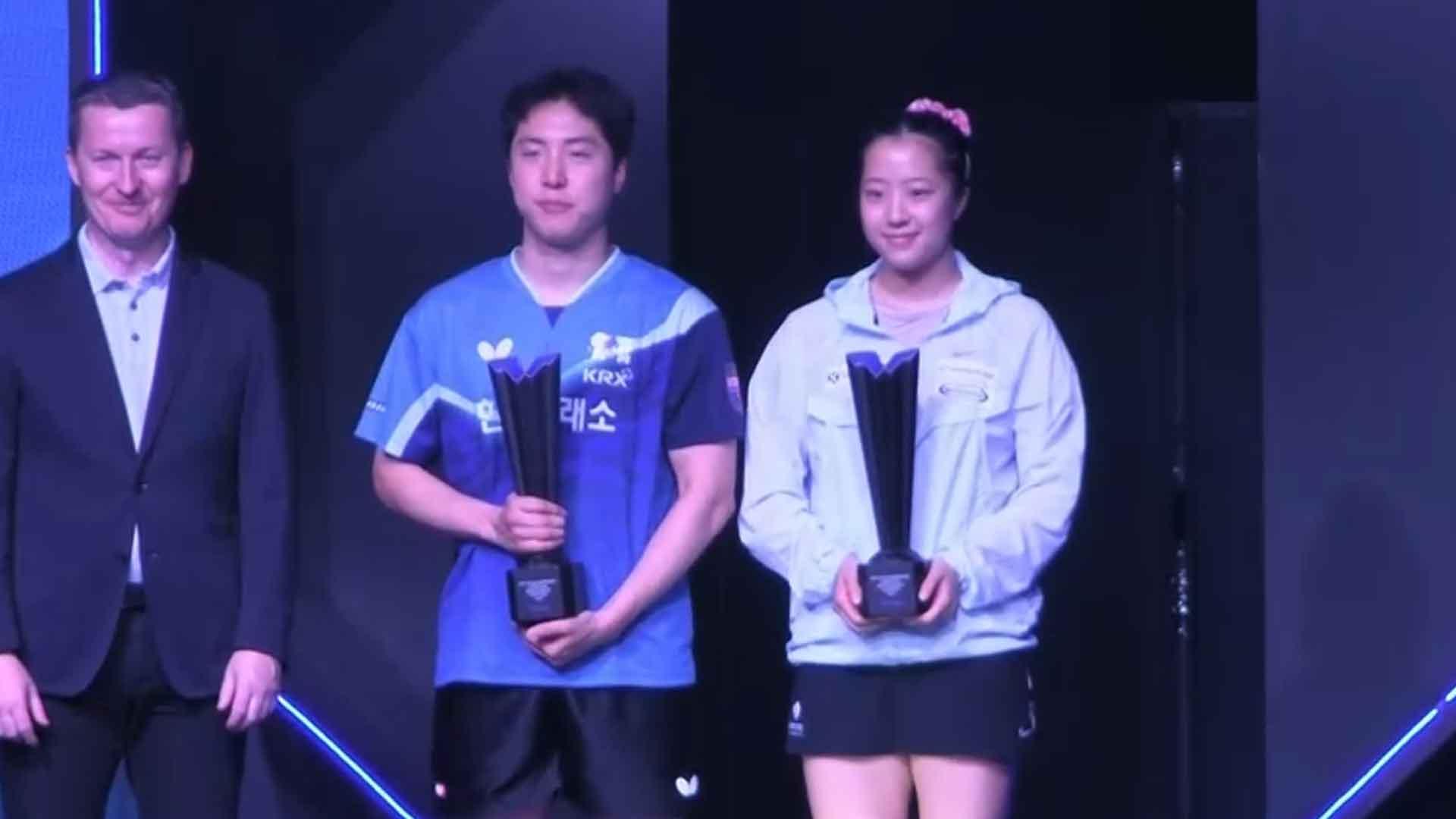 탁구 임종훈, 신유빈과 혼복도 우승…류블랴나 2관왕