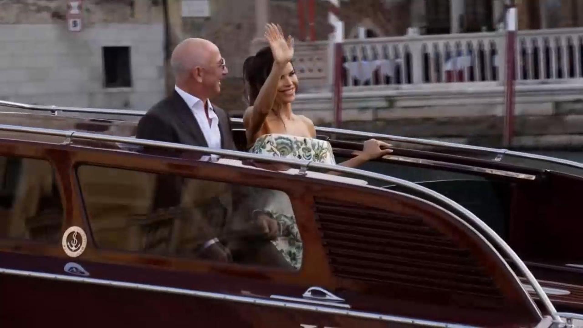 베이조스 '624억원' 초호화 결혼식…이방카 등 참석