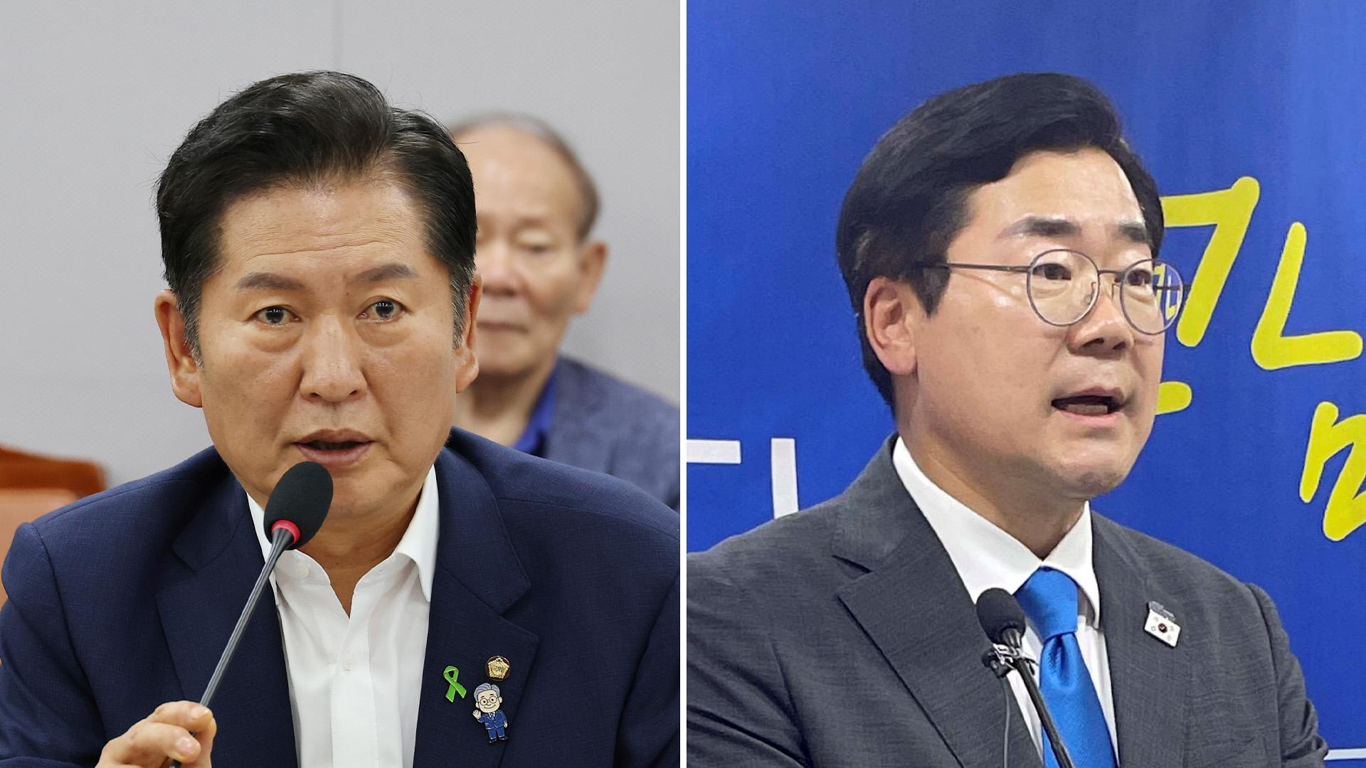 텃밭서 "노컷 대표" 외친 정청래…박찬대 "8월 검찰개혁"