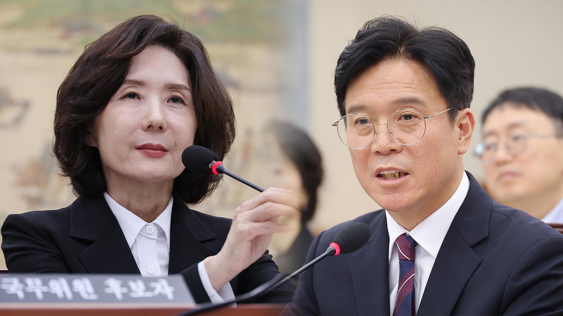 이진숙, '논문 표절' 일축…김영훈 "북한 주적 아냐"