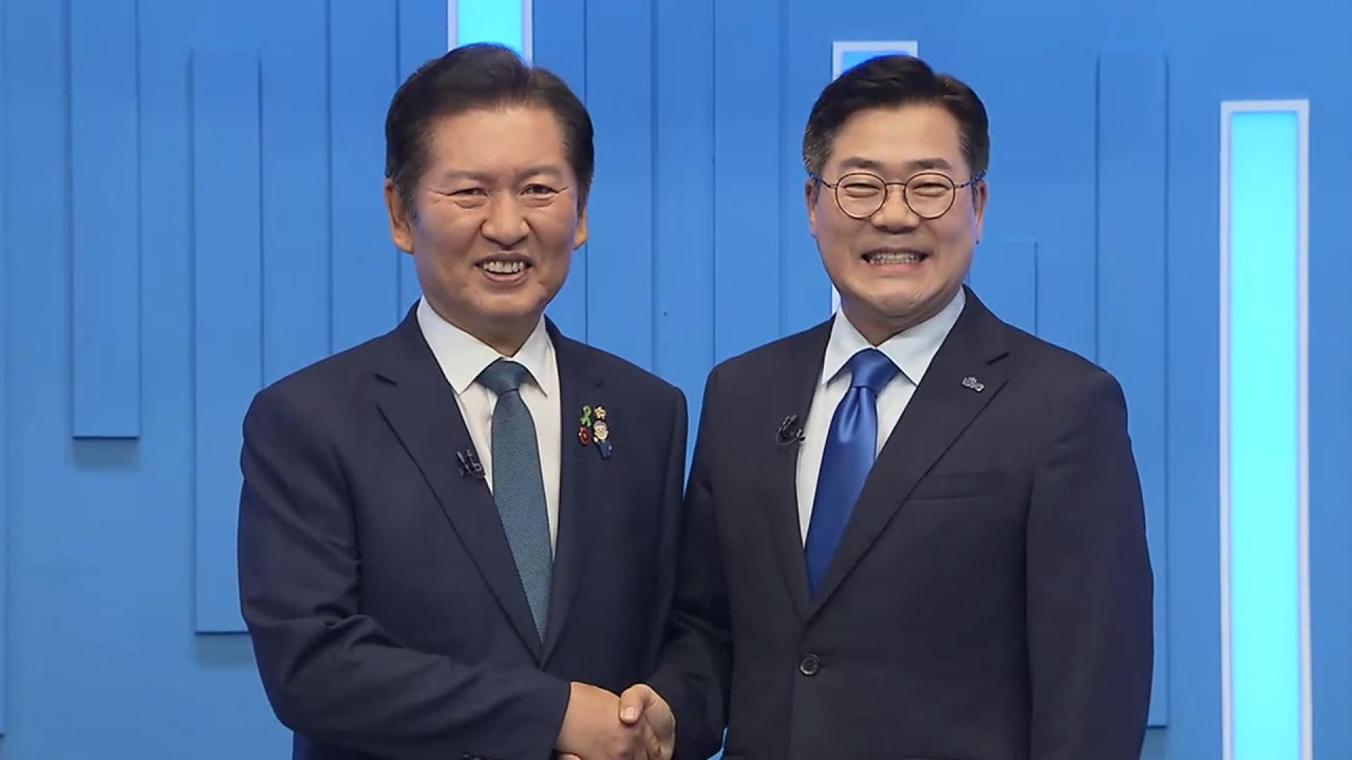 "발목잡기 돌파"·"협치하되 거래안해"…정청래·박찬대 첫 토론