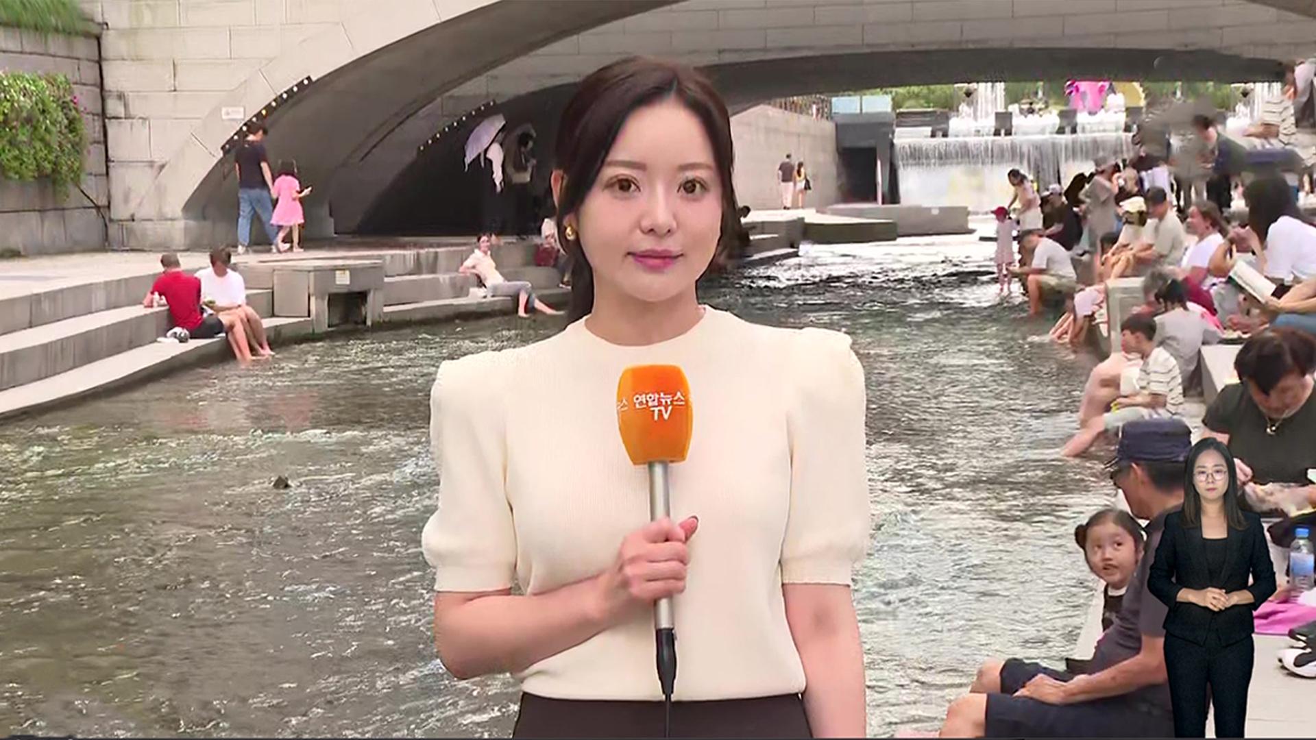 [날씨] 비구름 물러나자 본격 폭염…내륙 곳곳 소나기