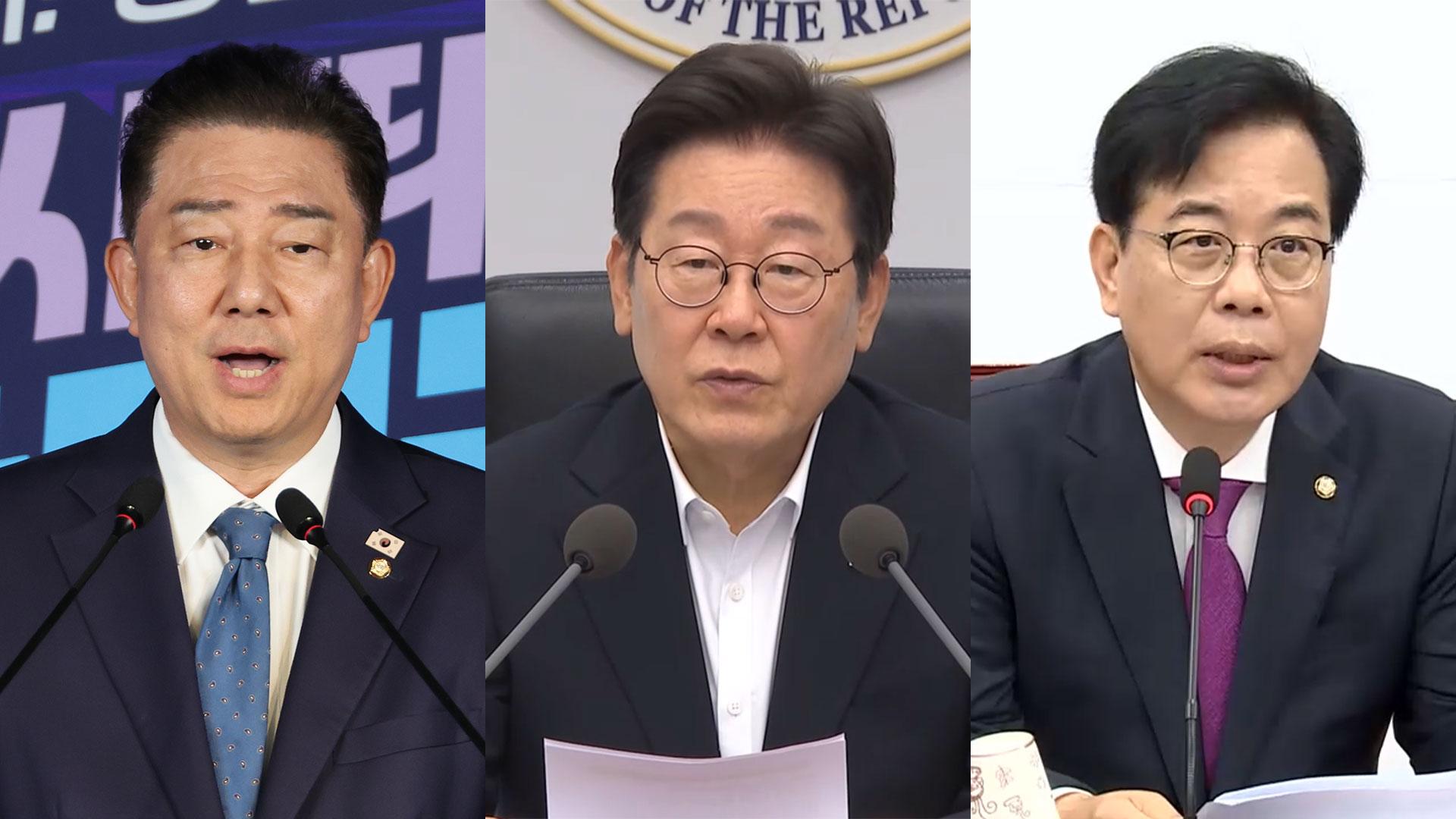 이대통령, 여야 원내대표와 회동…강선우·이진숙 의견 청취