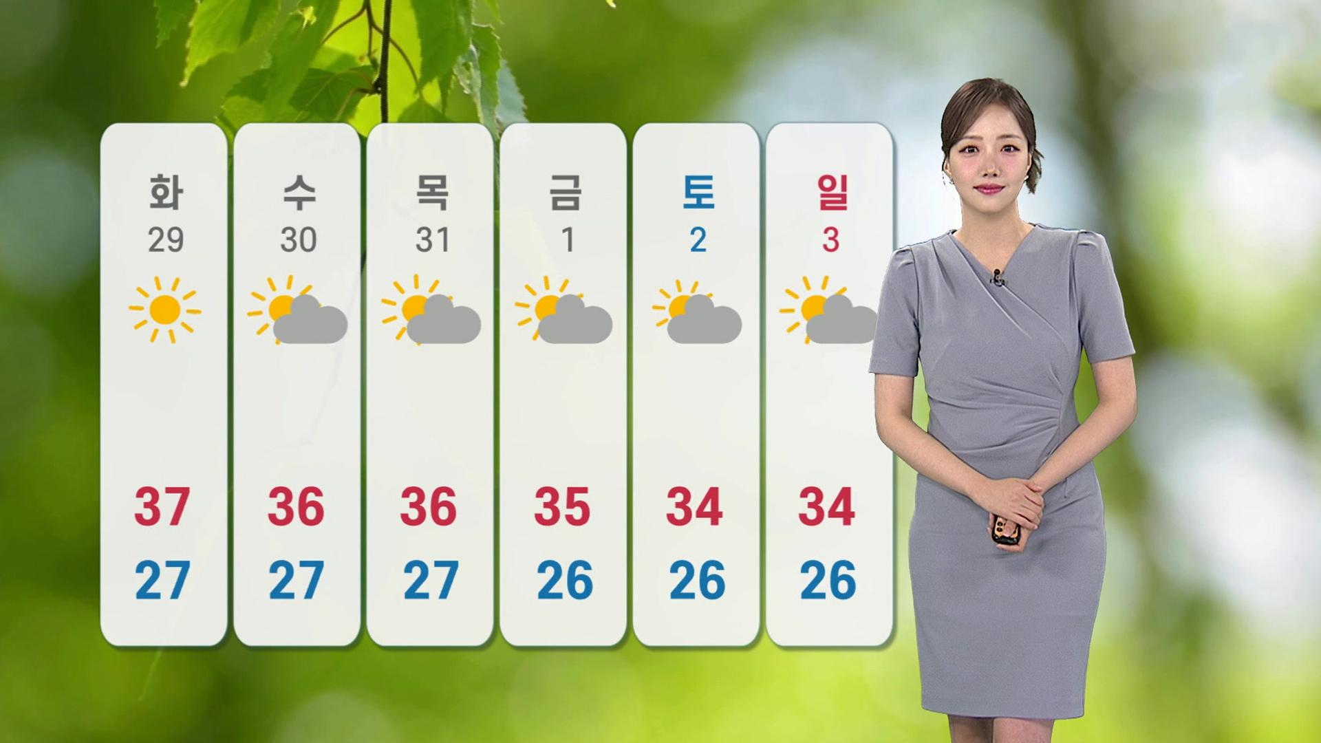[날씨] 서울 낮 기온 38도 기록…올여름 최고 폭염