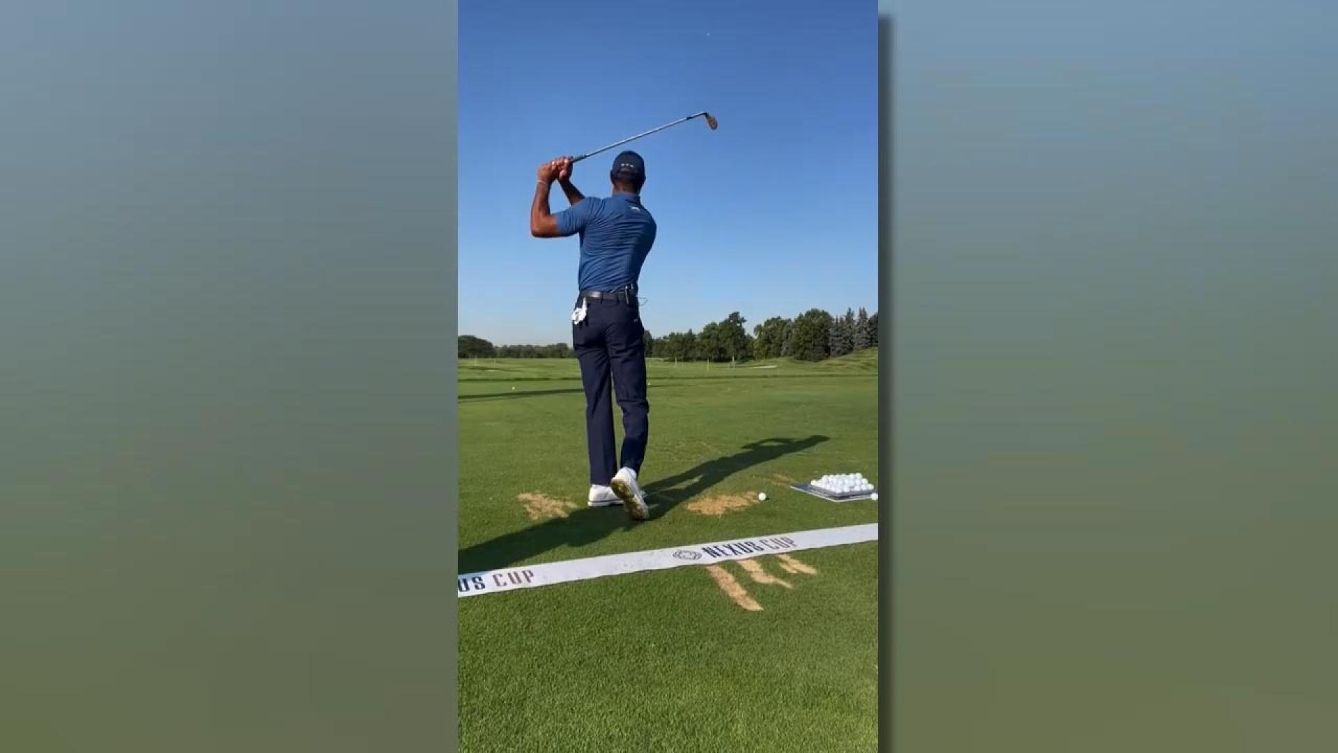 '반 년 만이야' <em class='find'온라인카지노 벌금 벳무브</em, 아킬레스건 파열 수술 이후 연습 스윙 첫 공개