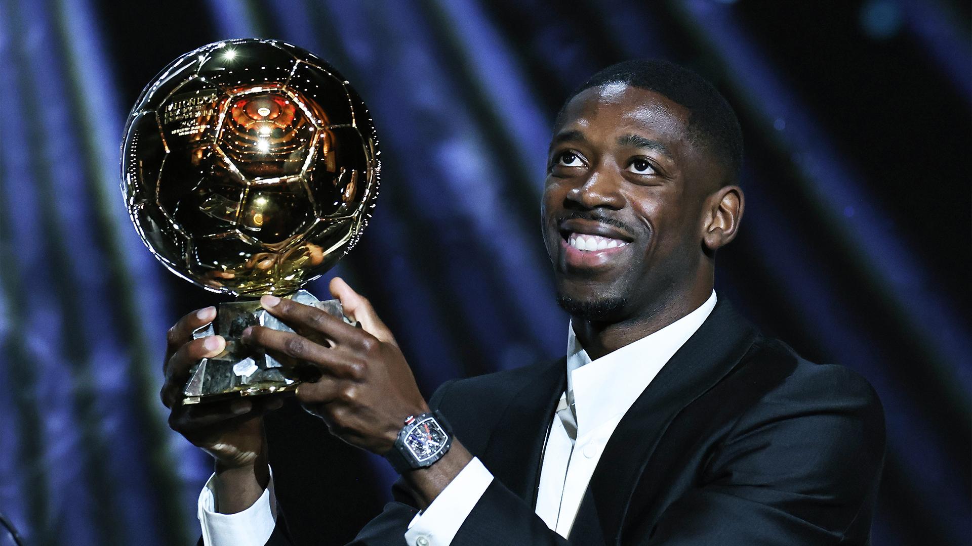 뎀벨레, <em class='find'온라인 카지노 불법</em 첫 수상…메시·호날두 시대 끝났다