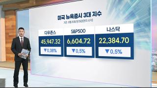 [3분증시] 시장 놀라게 한 '깜짝 성장'…뉴욕증시, 하락 마감