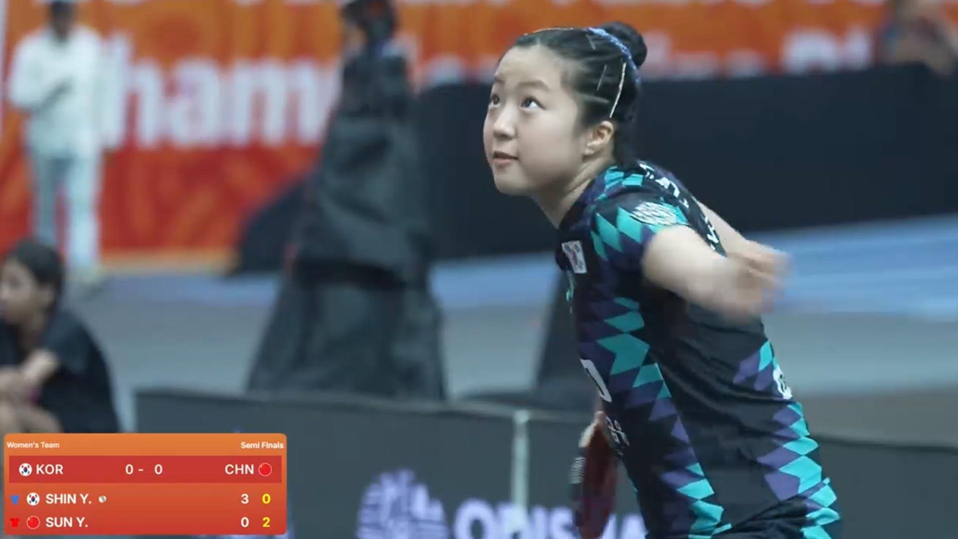 '세계 1위' 쑨잉사 상대로 '반짝' 힘 쓴 샌즈 카지노 사이트, 아쉬운 동메달