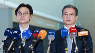 워싱턴行 대미 협상단 "긍정적 전망…간극 좁혔다"