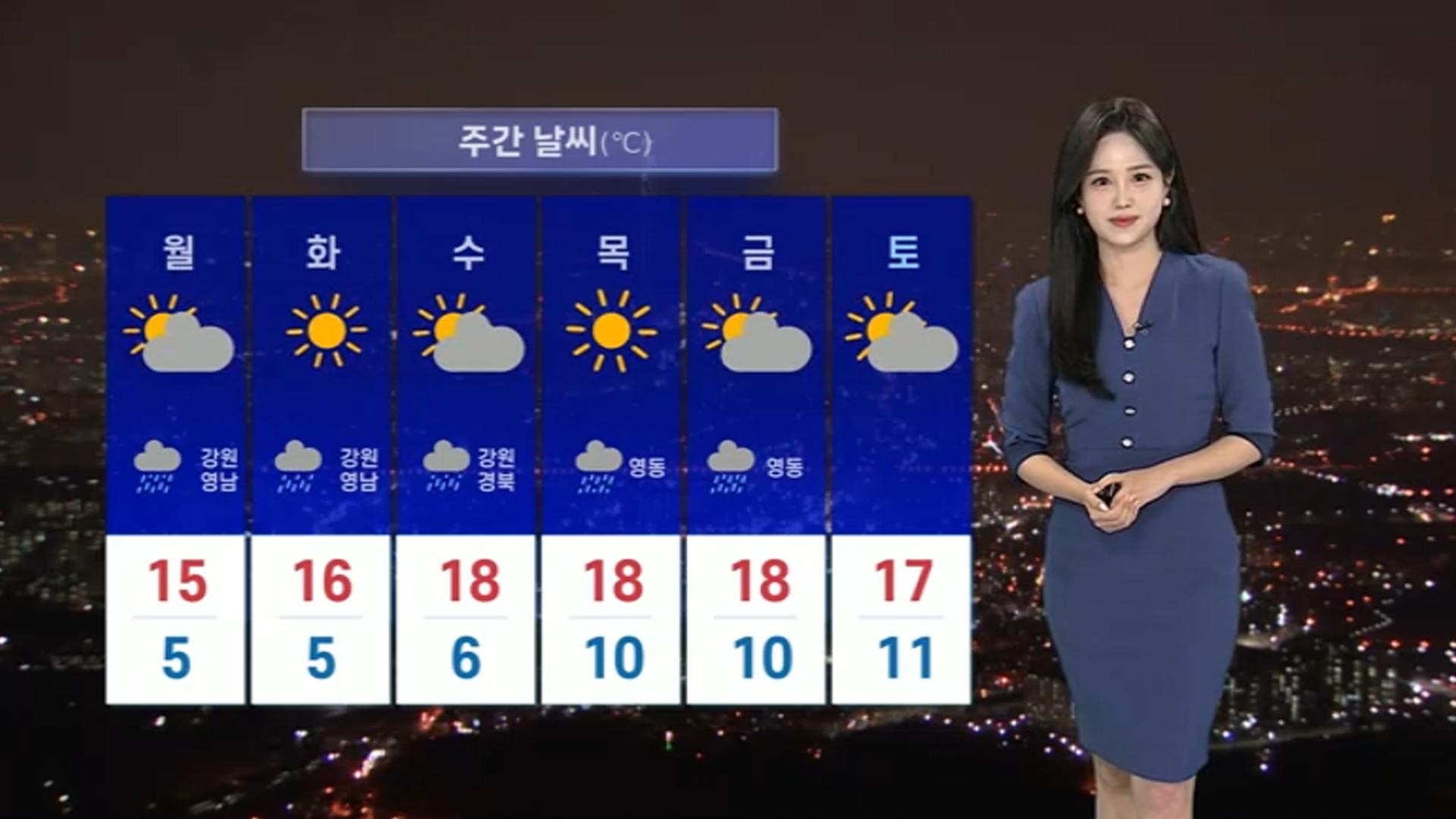[날씨] 내일까지 동온라인카지노 추천 1 중심 비…날은 급격히 추워져