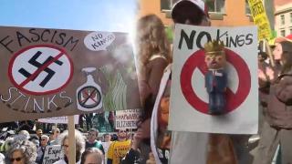 미국서 '노킹스 시위'…트럼프 '시위 조롱' 영상 게시