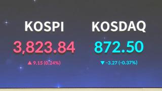 코스피, 장중·종가 최고치…한때 3,900선 근접