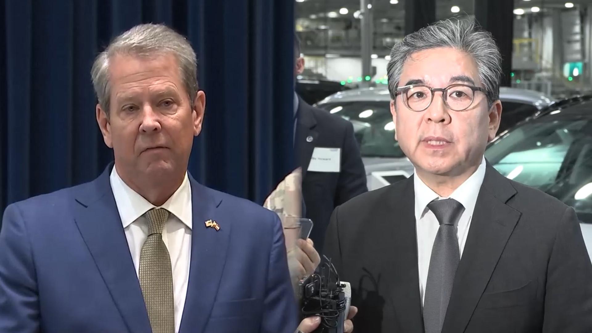 美조지아 주지사 방한…구금 사태·공장 건설 논의
