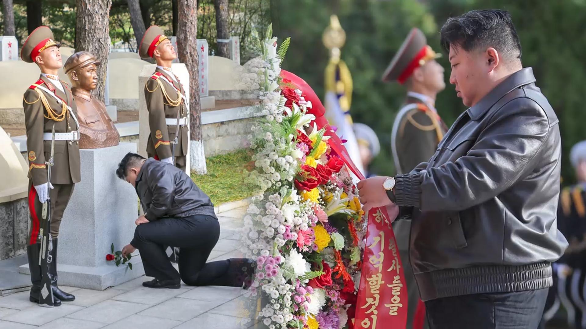 김정은, 6·25 중공군묘 참배…'북중 친선' 강조