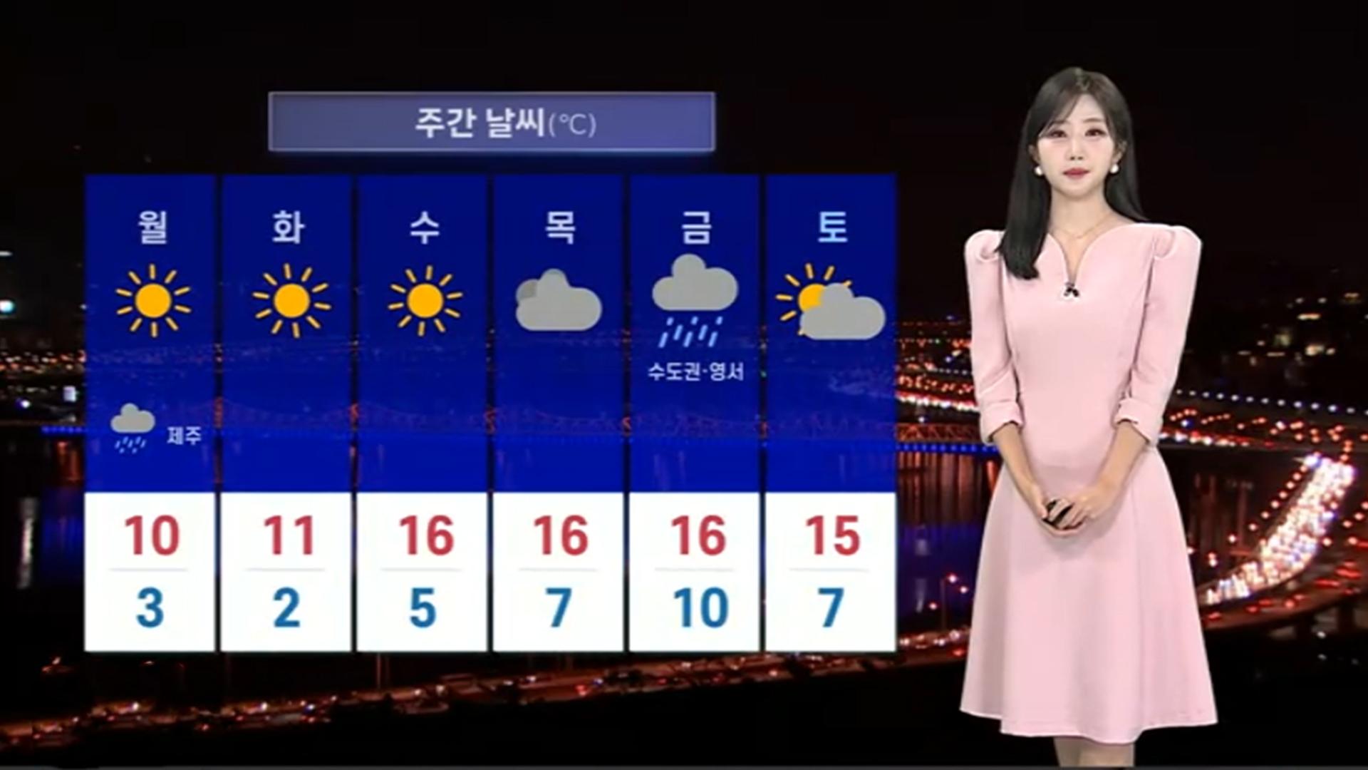 [한국 no 1 온라인카지노] 휴일 오후부터 기온 '뚝'…다음 주초 중부 곳곳 영하권