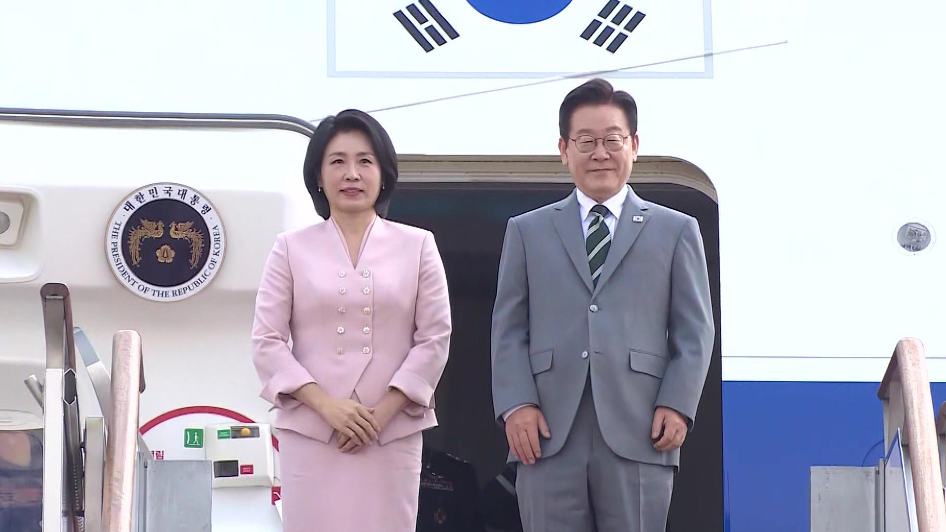 [현장연결] 이 대통령, 아세안 회의 참석차 출국…'외교 슈퍼위크' 개막