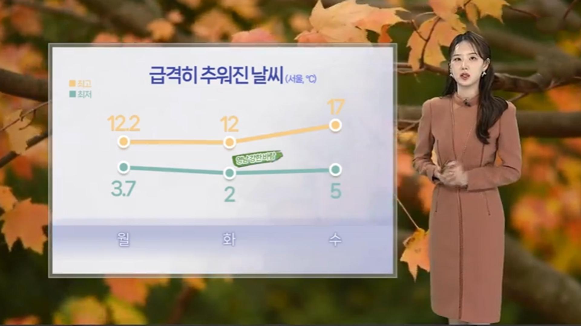 [<em class='find'온라인카지노 경찰</em] 갑자기 추워진 <em class='find'온라인카지노 경찰</em…중부 곳곳 영하권 출발