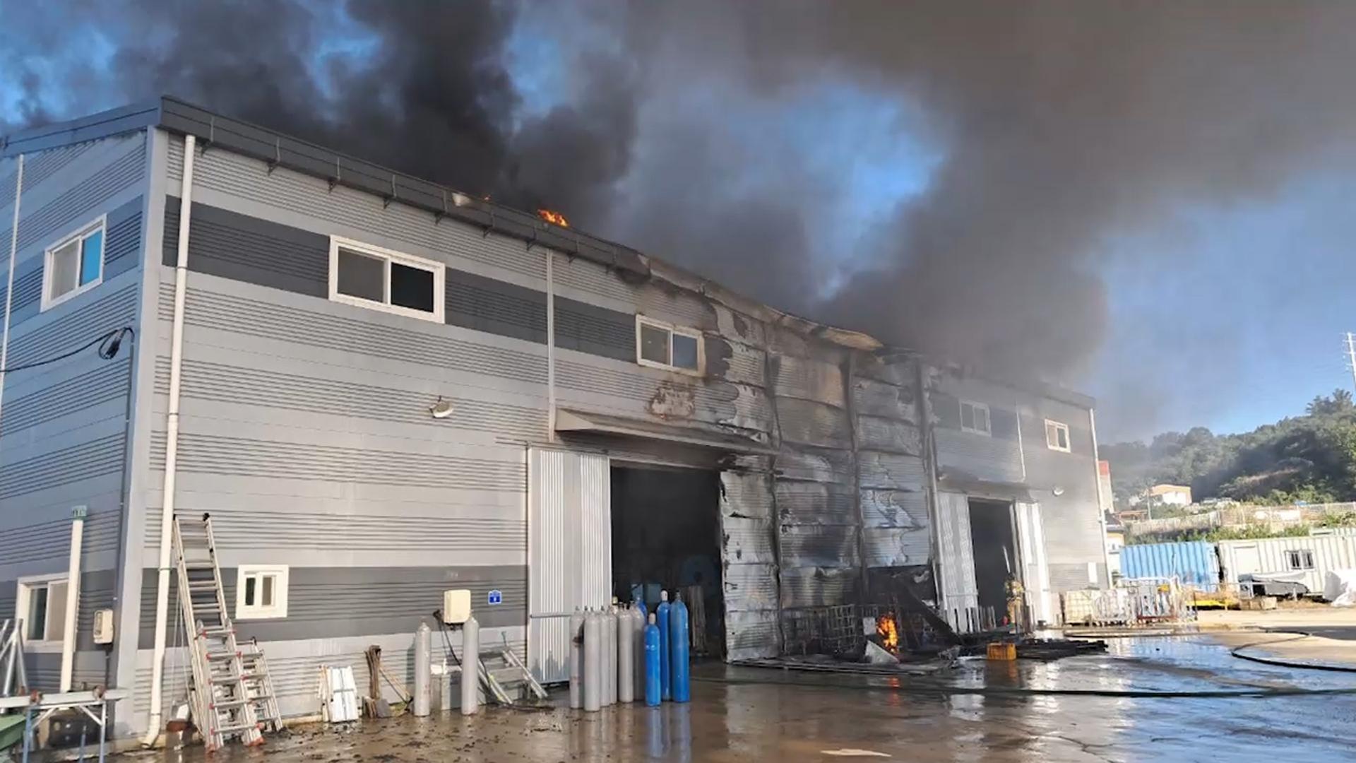 경기 화성 도로시설 온라인 카지노 합법 사이트서 불…1시간 40여분 만에 완진