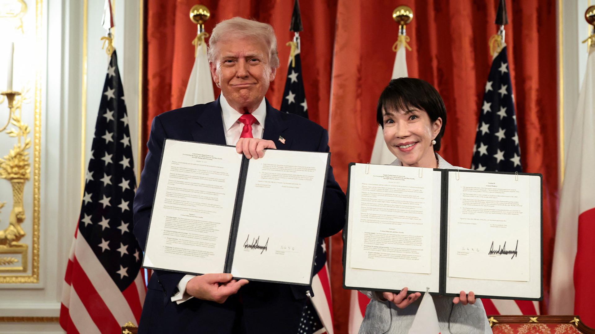 트럼프-다카이치 첫 온라인카지노 조작 벳무브…'희토류 협력·무역합의' 이행