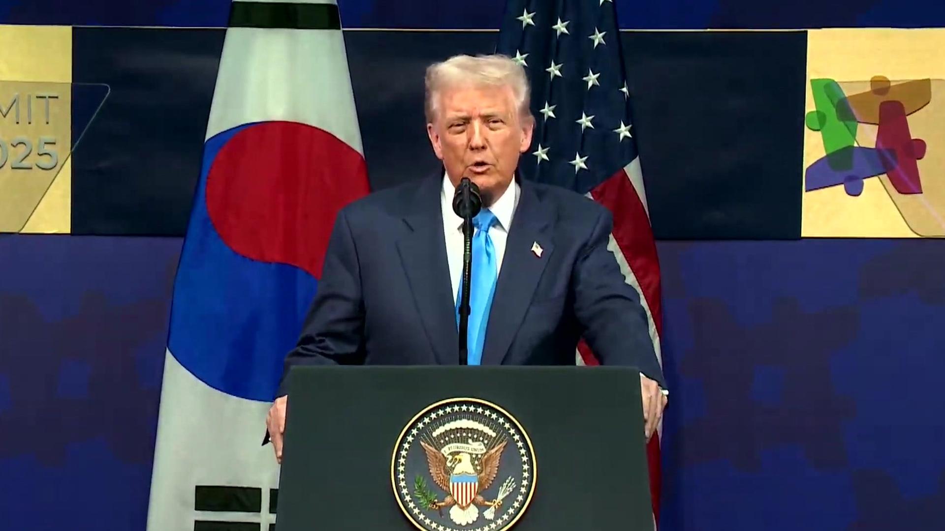 [현장연결] 온라인카지노 장점 벳무브 美대통령, CEO 서밋 오찬 특별연설