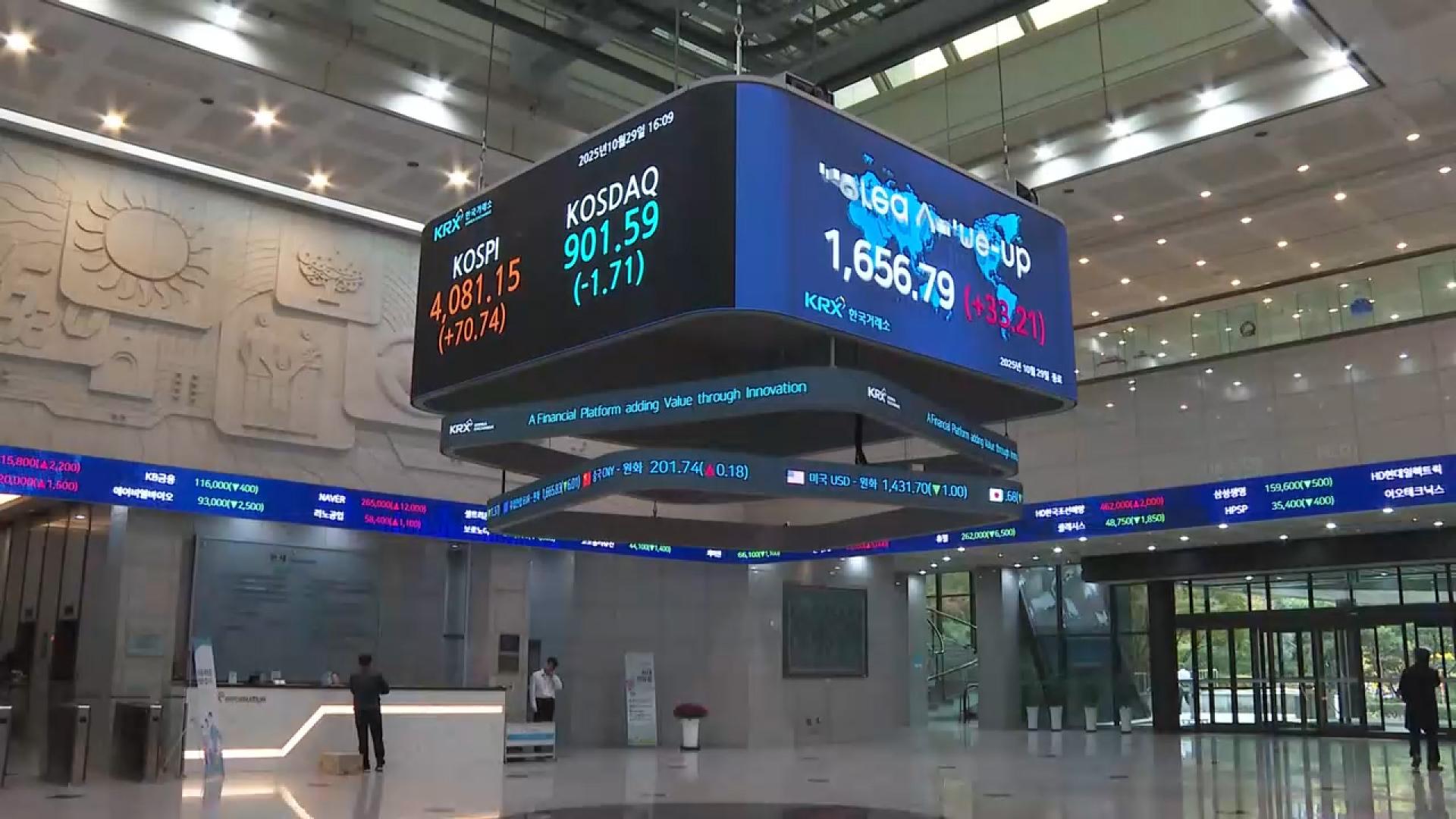 코스피 4,080선 돌파 또 최고치…'오천피' 가나