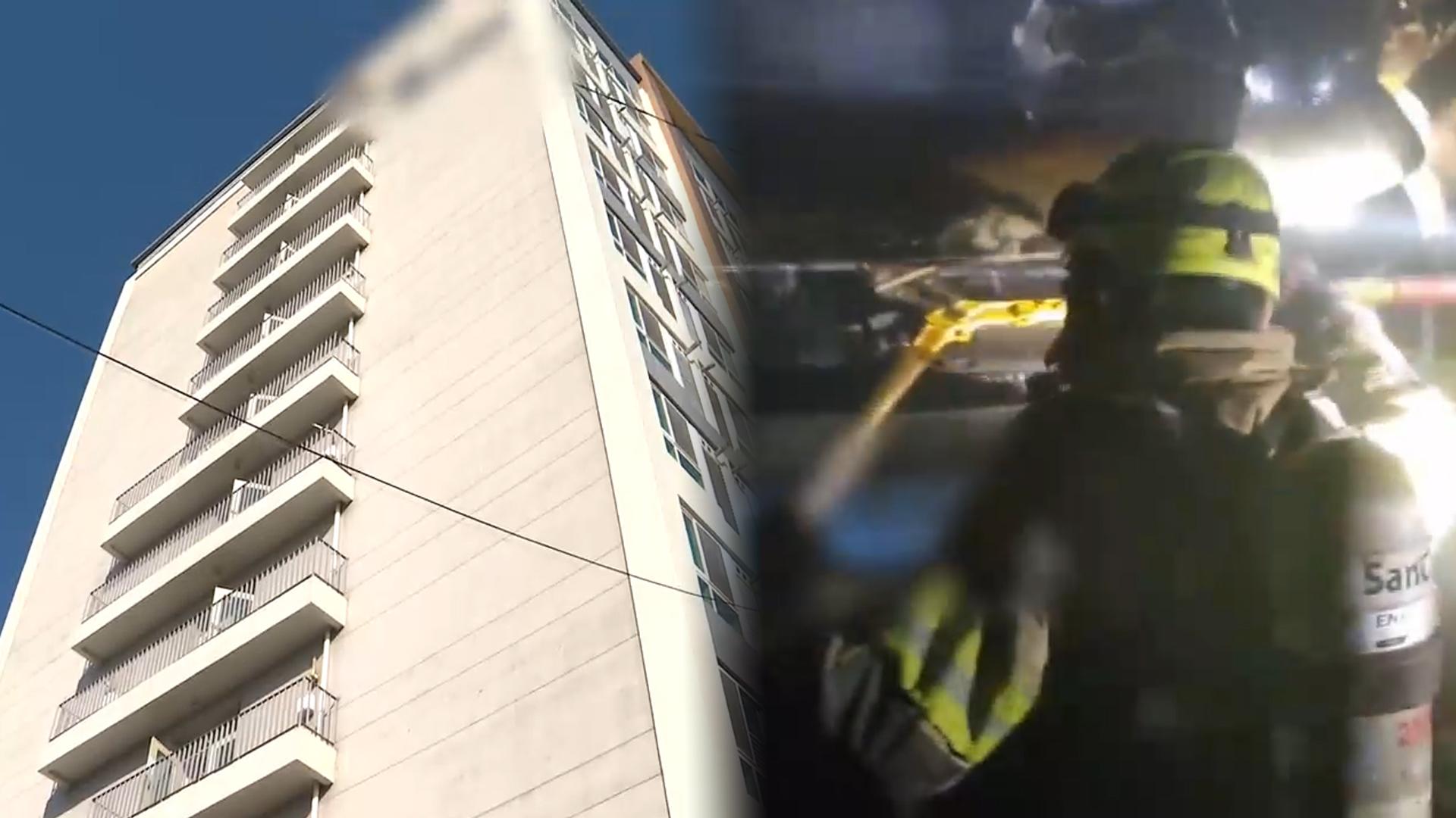 창원 오피스텔 지하주차장 <em class='find'전기차</em 화재…16명 경상