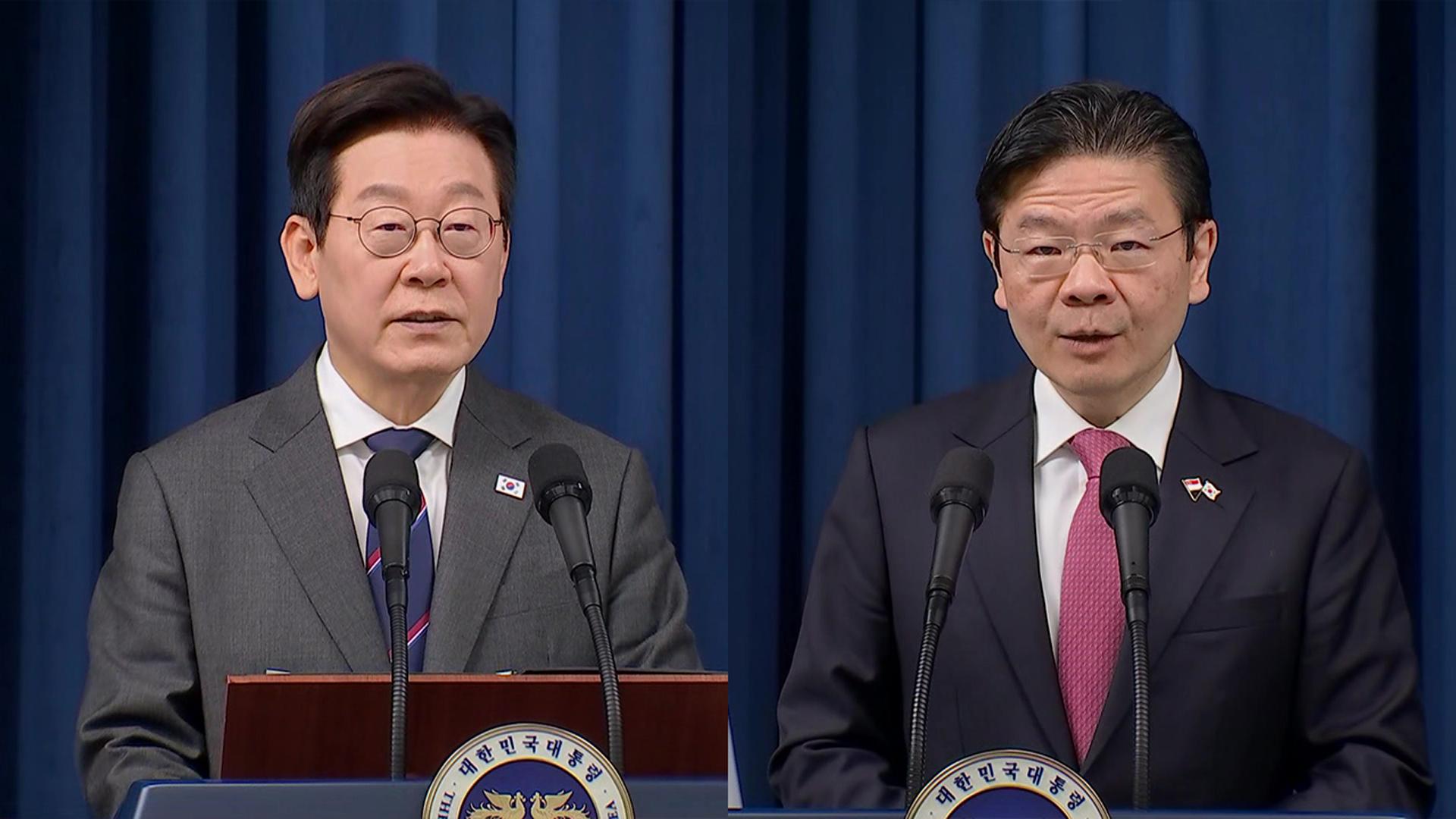 [현장연결] 한국·싱가포르 정상회담…MOU 교환 후 공동 언론발표