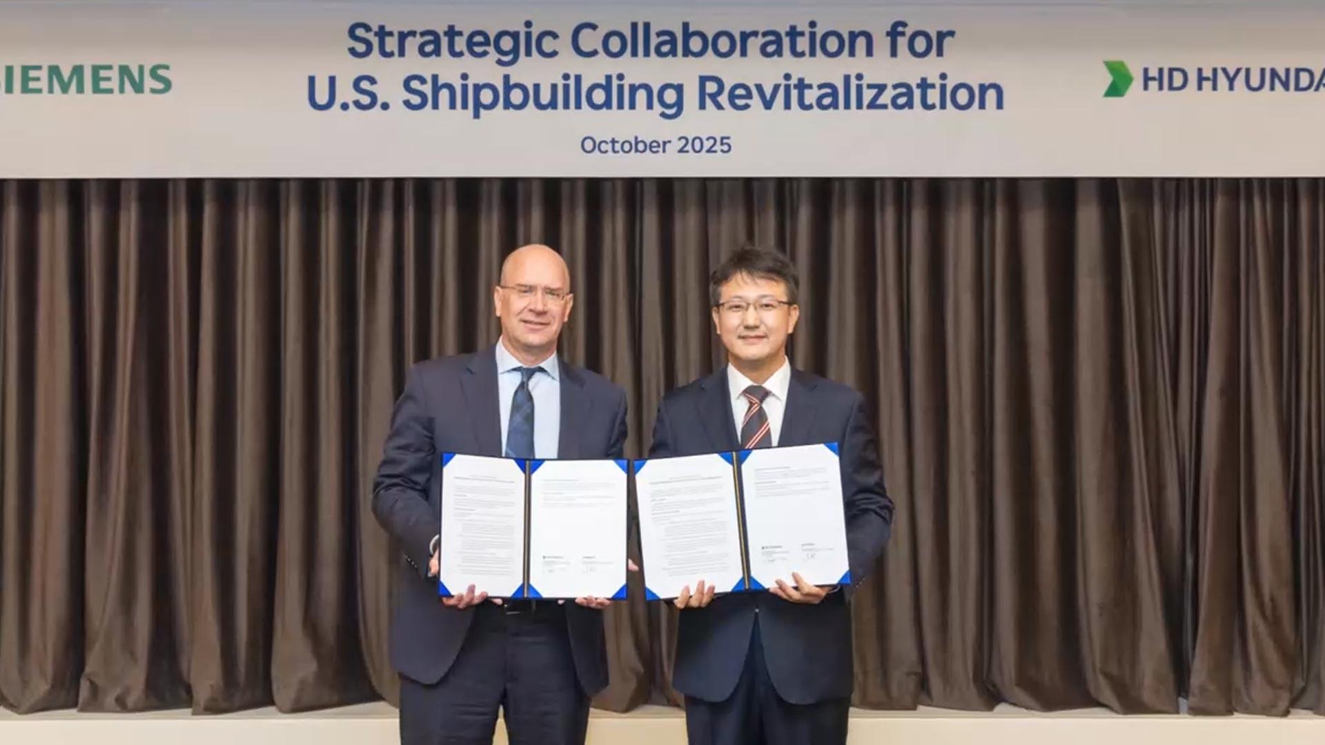 HD카지노 꽁 머니, 독일 지멘스와 미국 조선업 재건 돕는다