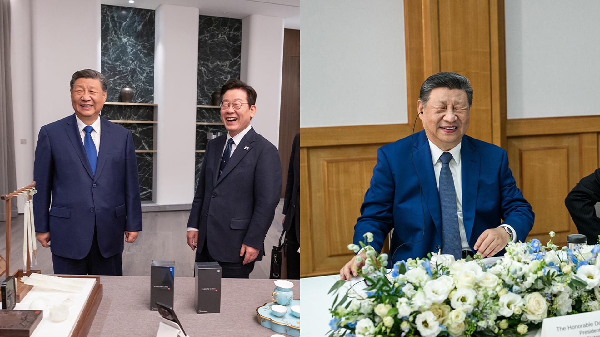 '<em class='find'샤오미</em 폰' 농담에 웃음터진 우리카지노추천…트럼프 담판서도 활짝