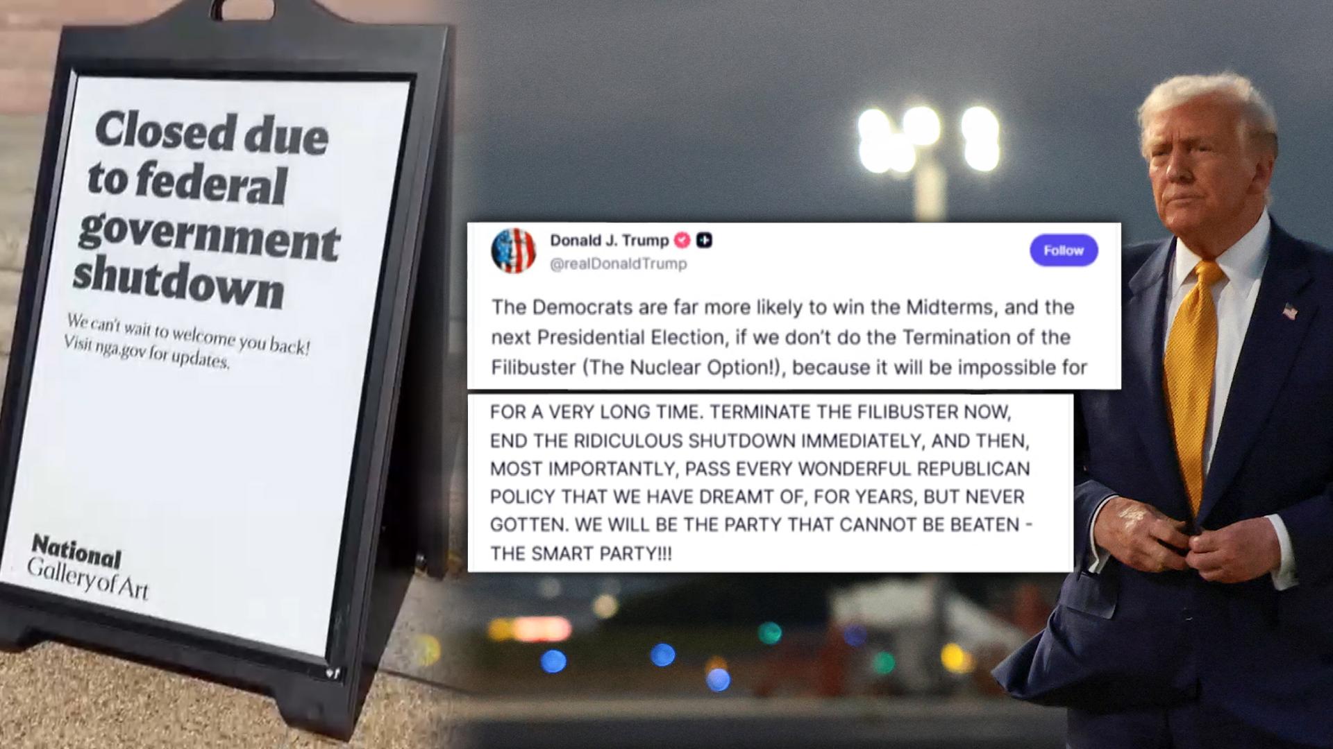 美온라인카지노사이트 역대 최장 초읽기…트럼프 "'핵옵션' 써라"