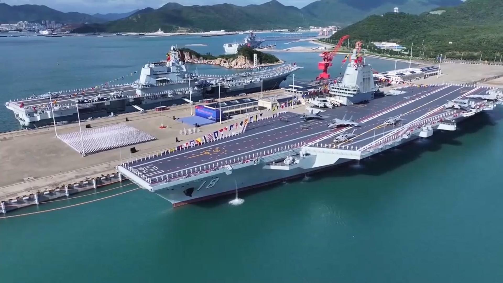 중국, 세번째 항모 취역…미국 이어 2위·대만해협 긴장↑