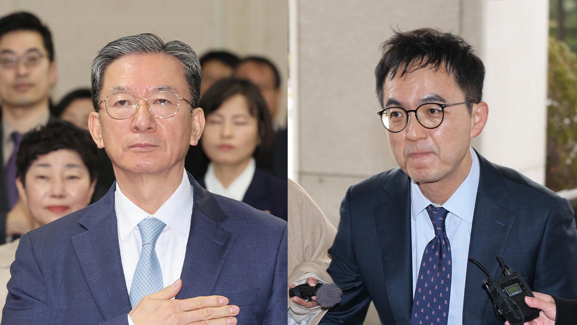 정성호, <em class='find'검사장</em 해외 온라인카지노 벳무브설에 "조직 안정 최우선"…구자현은 '침묵'