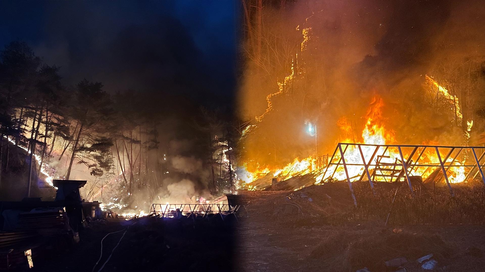 인제 기린면 야산서 산불…김 온라인카지노 벌금 벳위즈 "신속·안전 대피" <em class='find'긴급지시</em