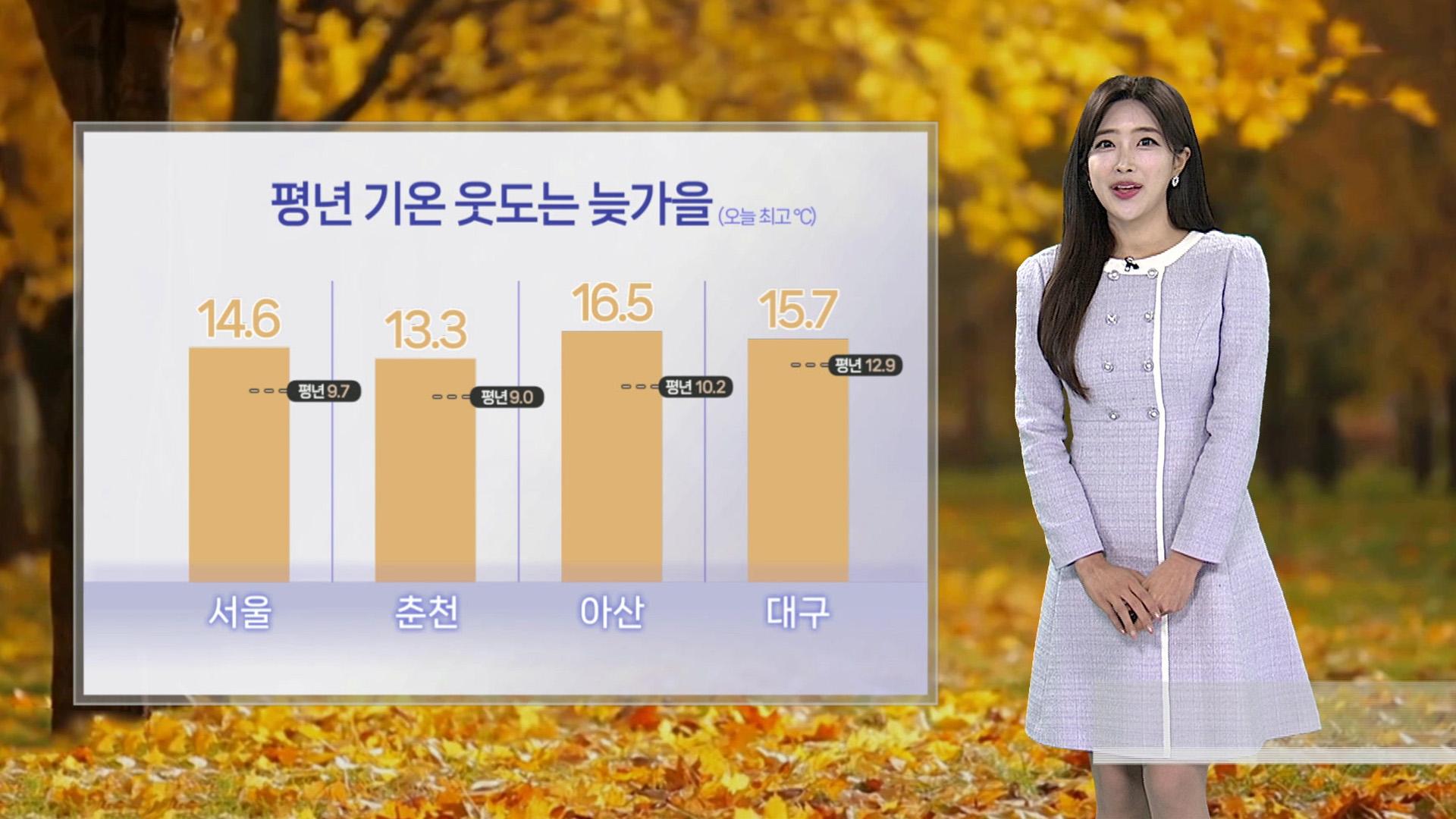 [해외 온라인카지노 벳위즈] 평년 웃돌며 온화한 늦가을…동해안 <em class='find'대기</em <em class='find'해외 온라인카지노 벳위즈</em