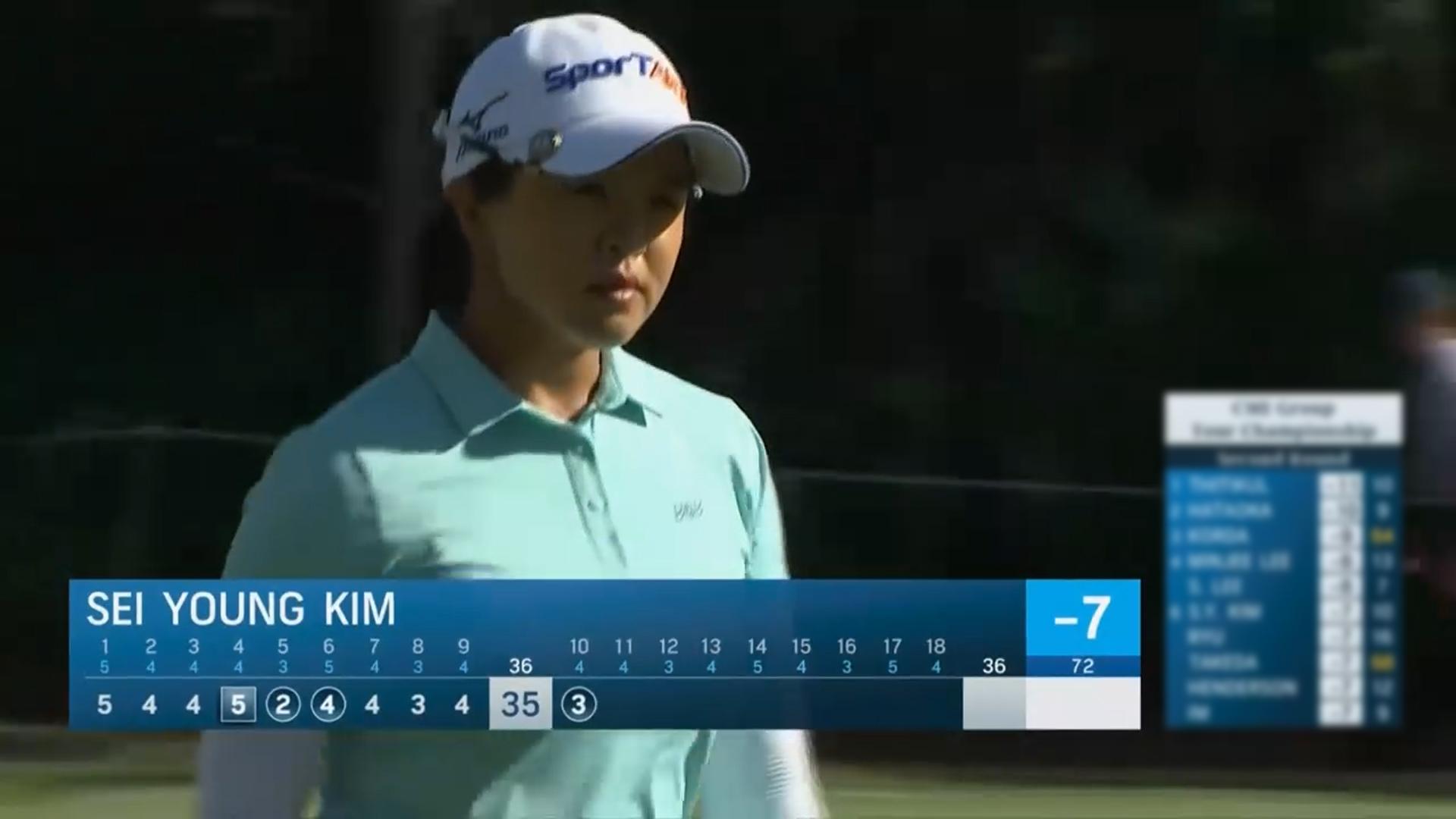 마이다스 온라인카지노 유니벳, CME 챔피언십 2라운드 2위…시즌 2승 조준