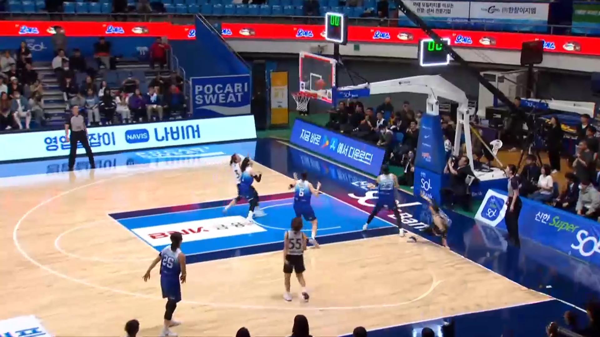 '0.7초 남기고 버저비터 슛'…W온라인카지노 굿모닝L, 신한은행-온라인카지노 굿모닝전 오심 인정