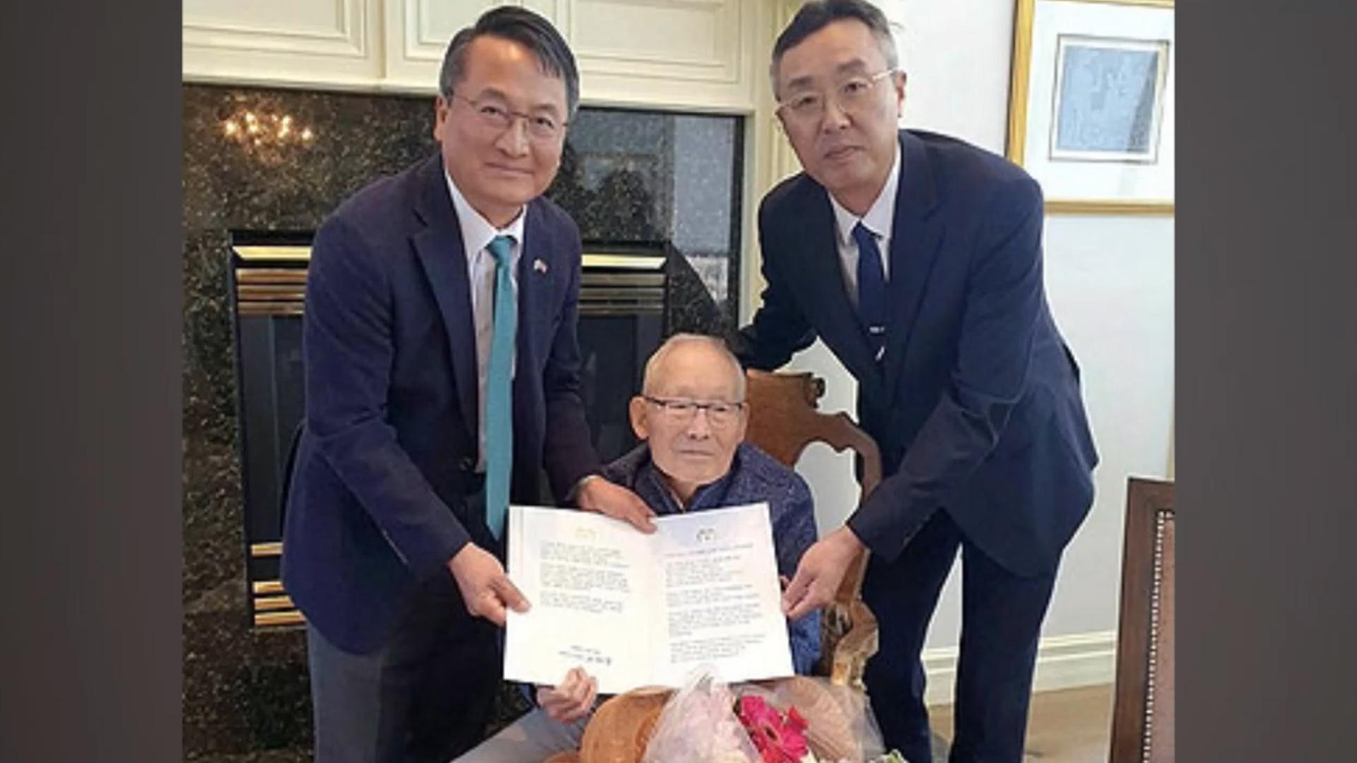 이 샌즈 카지노 사이트, '최고령' 이하전 애국지사에 생일 축전…"존경과 감사"