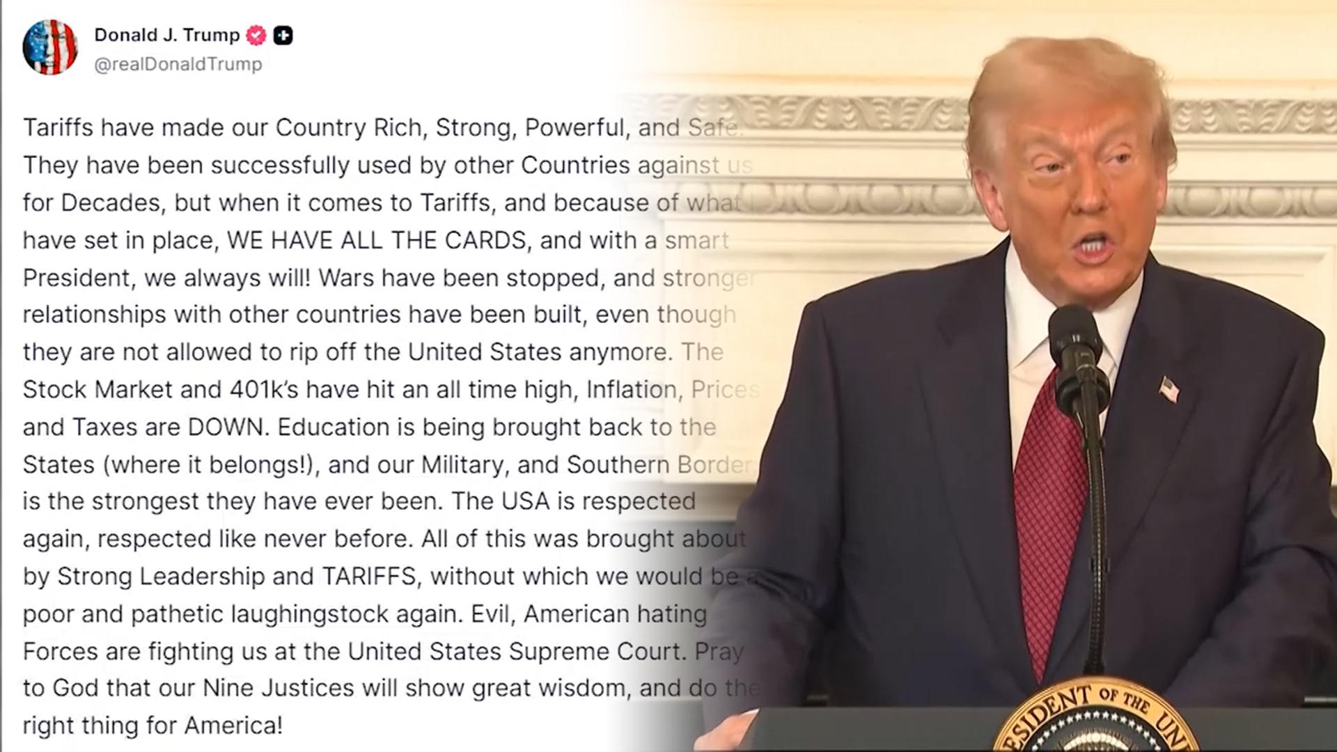 트럼프, 한국 no 1 온라인카지노에 '<em class='find'한국 no 1 온라인카지노</em 적법' 판결 촉구…"美 위해 옳은 일 하길"