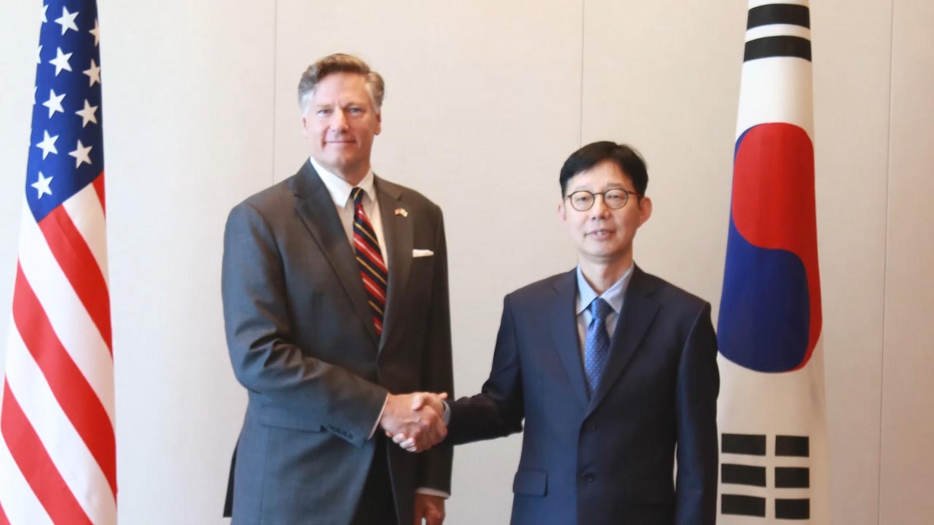 한미 외교 워싱턴서 고위급 회담…미 "한국 車관세 15% 인하 소급 적용"