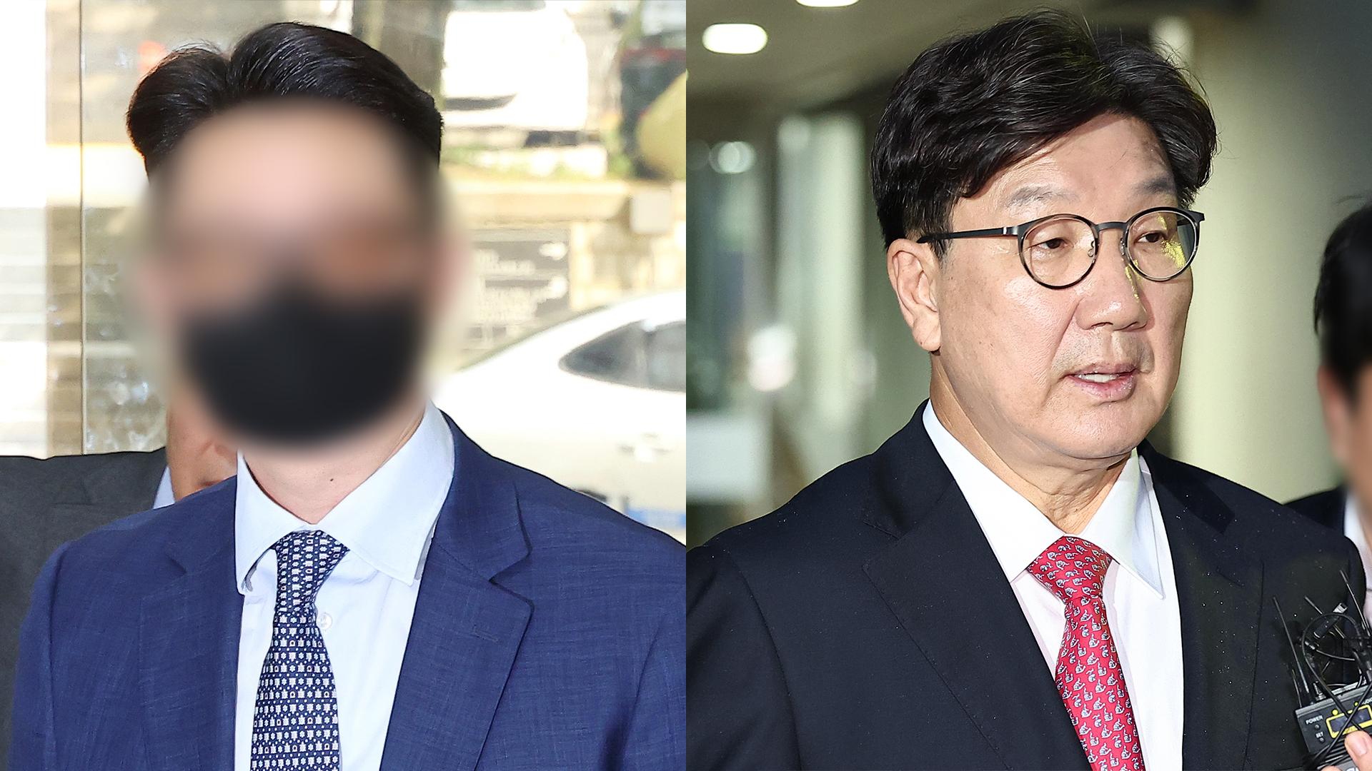 윤영호, 권성동 재판 출석…'정치인 접촉' 폭로 없어