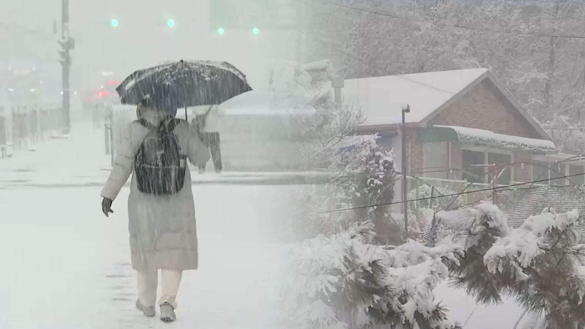 카지노배팅법 수도권 등 중부 많은 눈…강원 최고 15㎝ 폭설