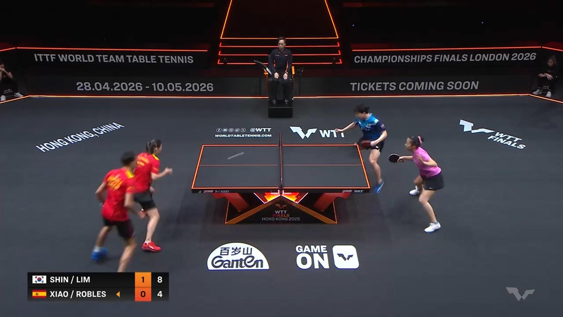 임종훈-신유빈 조, WTT 파이널스 3전 전승 4강행