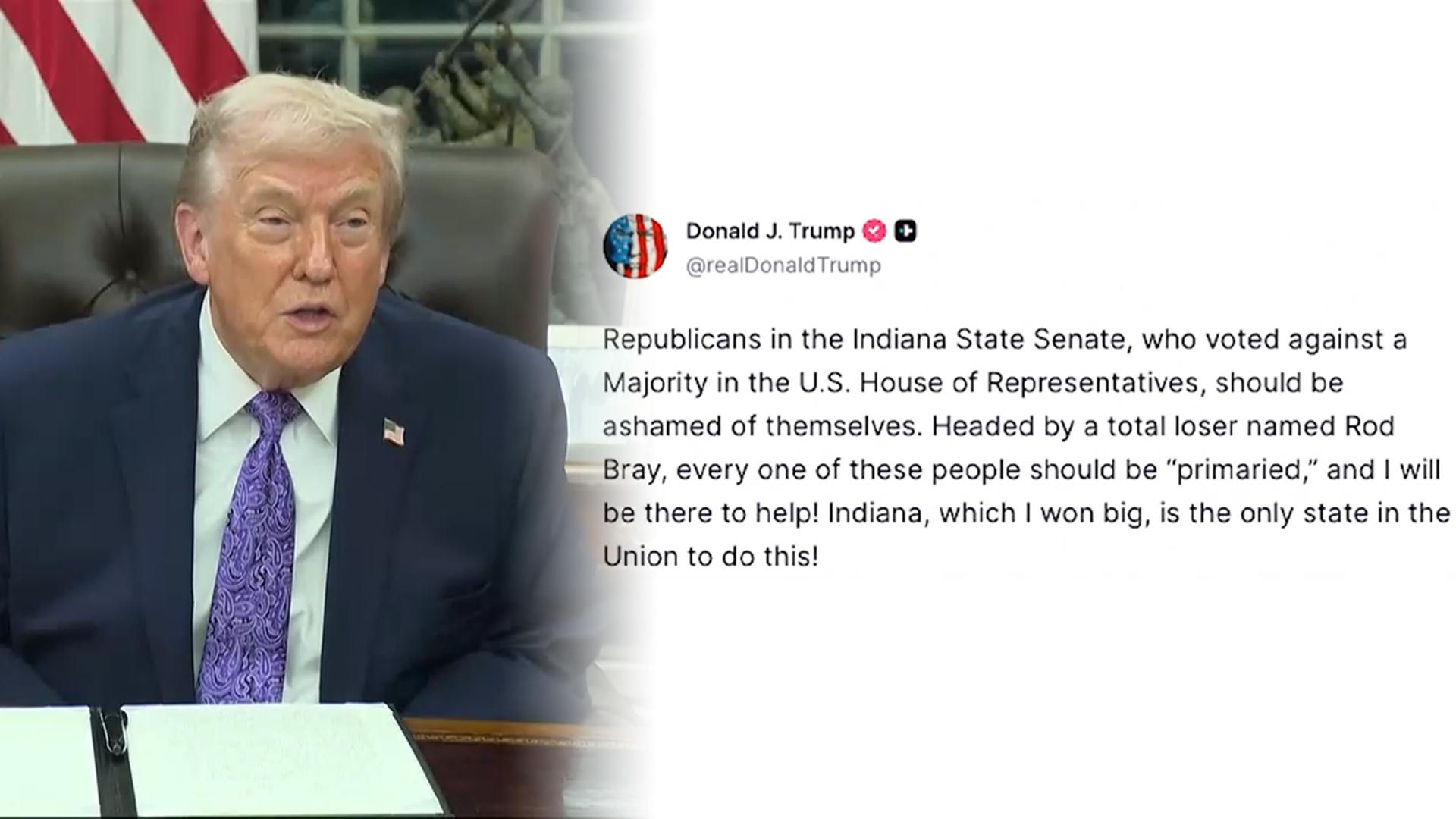 트럼프 "안전한 온라인카지노 조정 반대한 공화당 의원들 교체돼야"