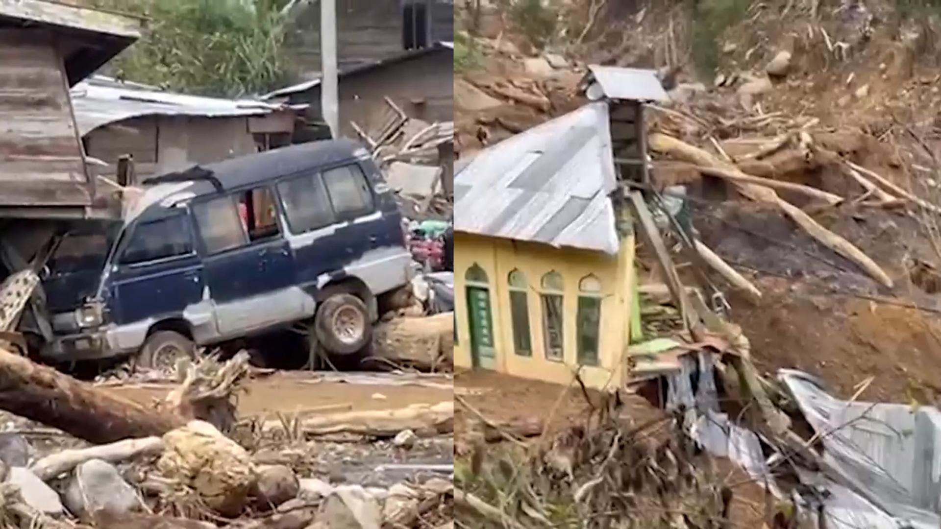 인니 수마트라섬 대홍수 사망자 1천 명 넘어…218명 실종