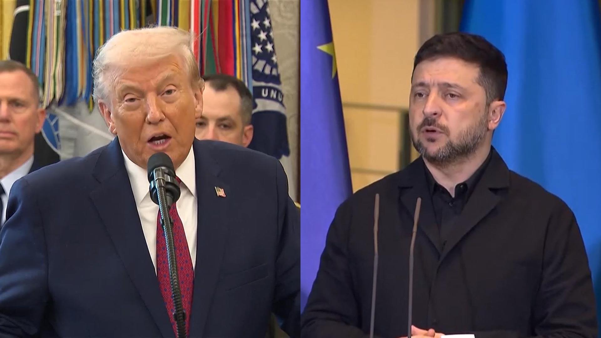 트럼프 "종전 가까워져"…젤렌스키 "영토, 고통스러워"