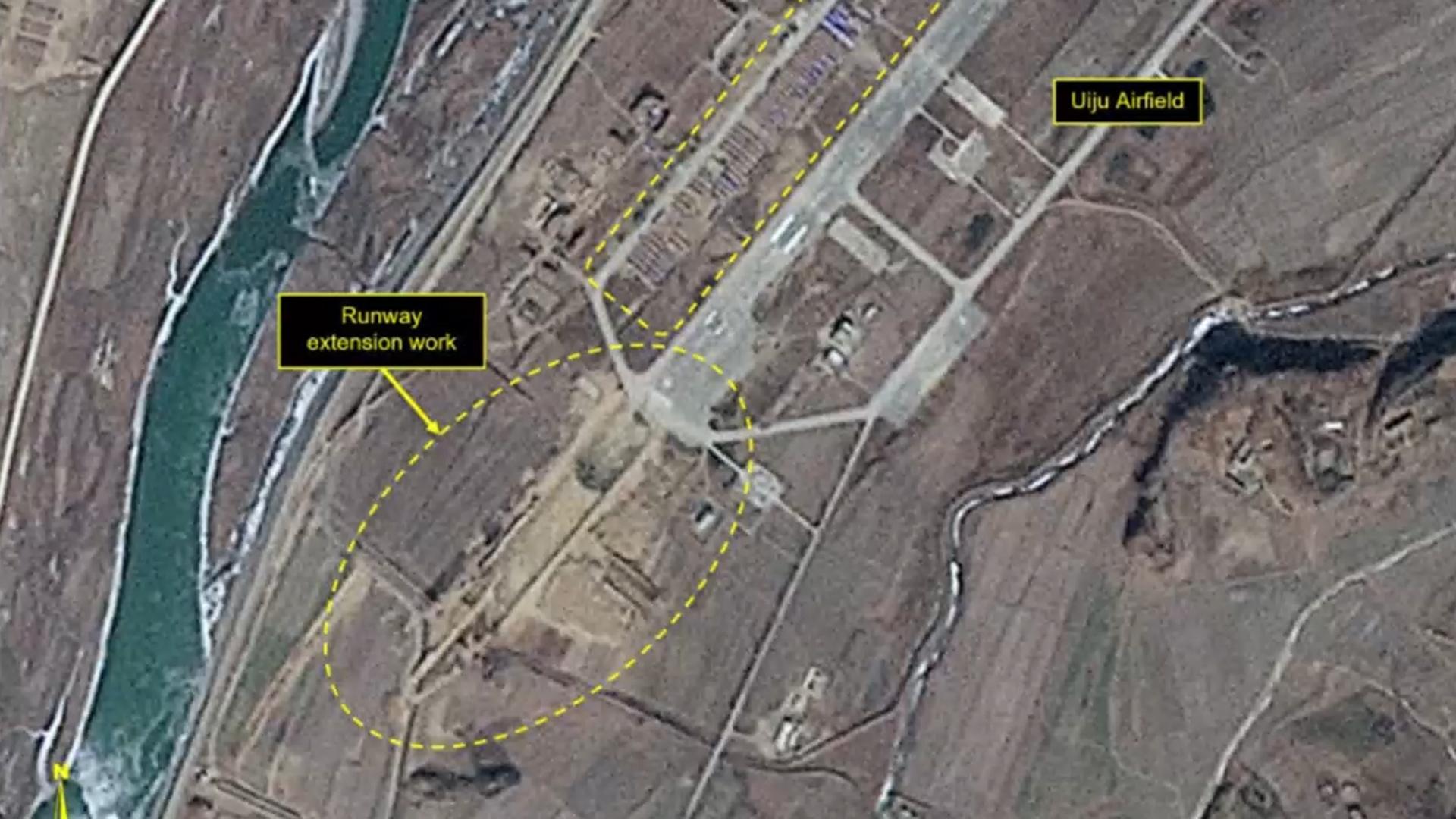 북한, 의주비행장 현대화 착수…"공군력 증강"