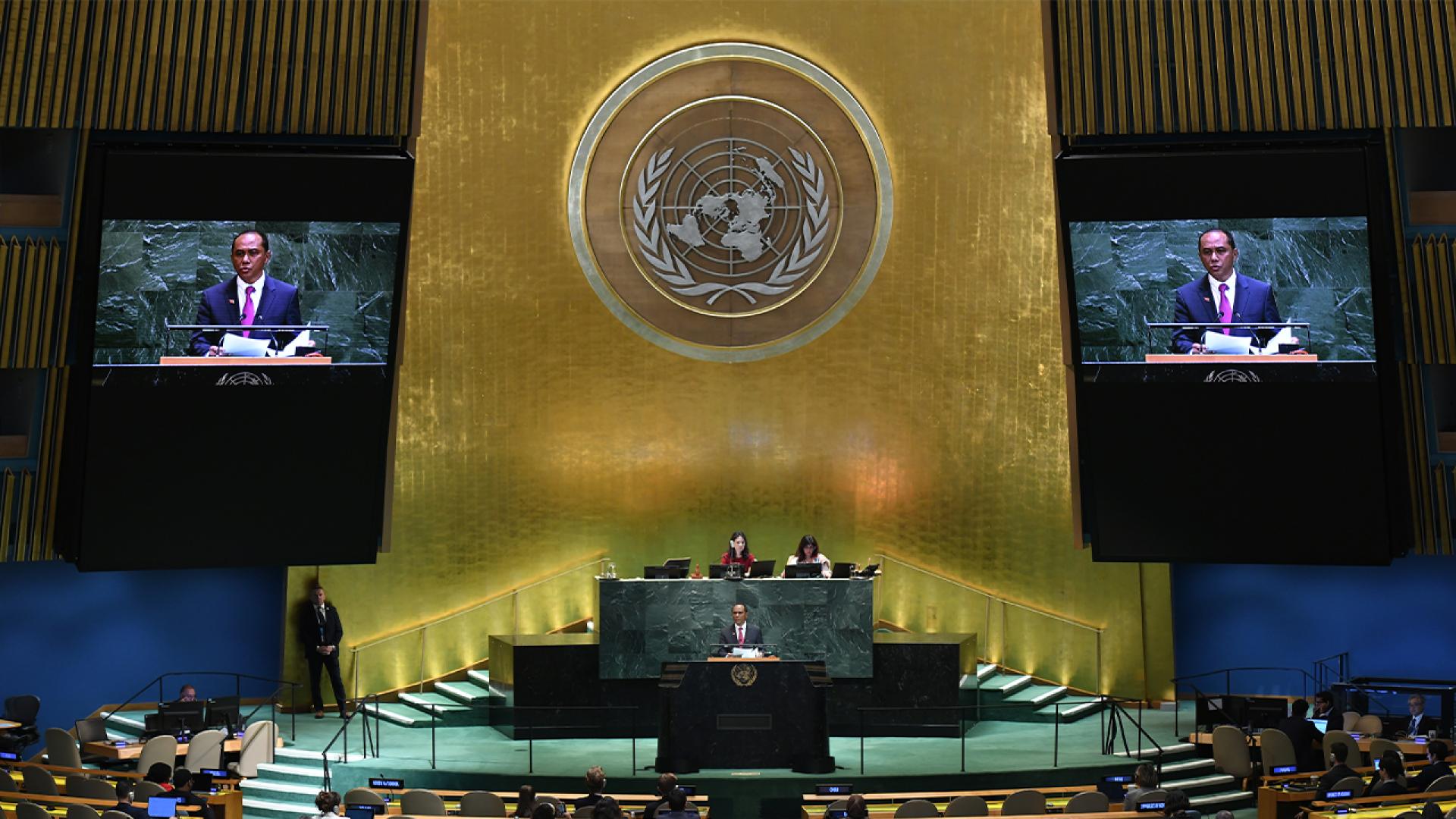 유엔총회, 북한 온라인카지노 합법 유니벳결의 만장일치 채택…21년 연속