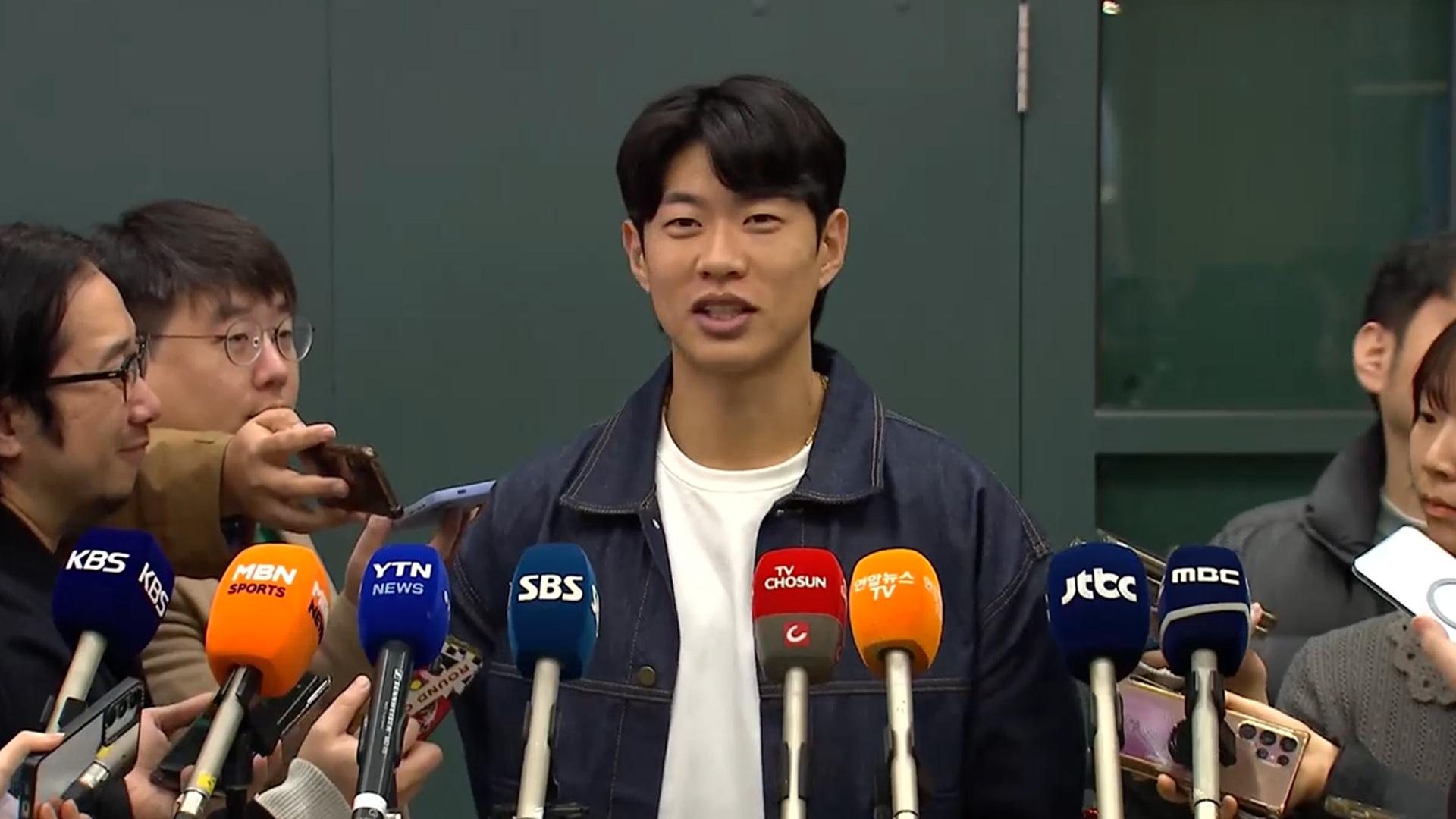 '샌디에이고 입단' 송성문 귀국…