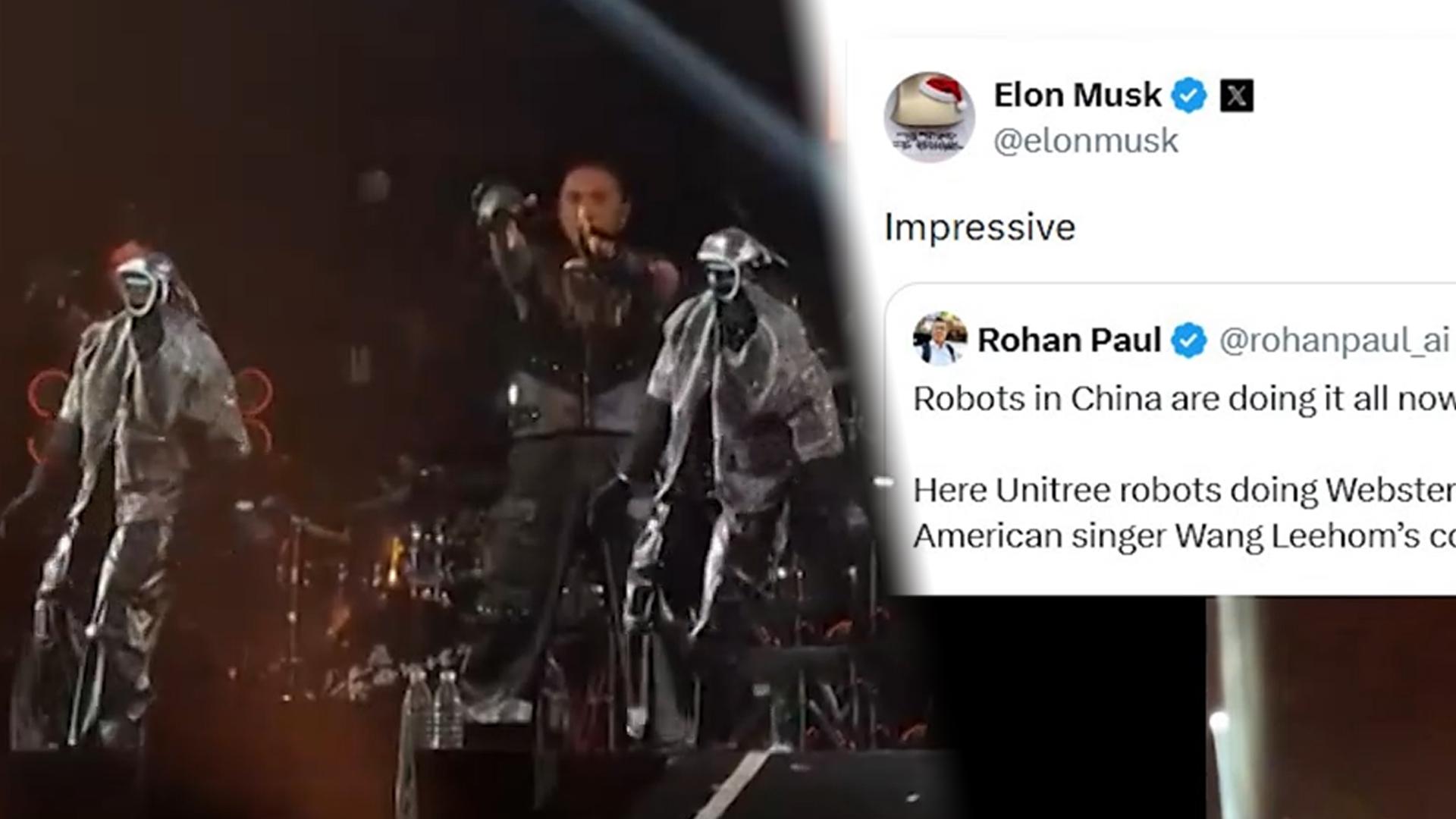 [지구촌톡톡] 칼군무에 공중제비까지…머스크도 감탄한 中로봇