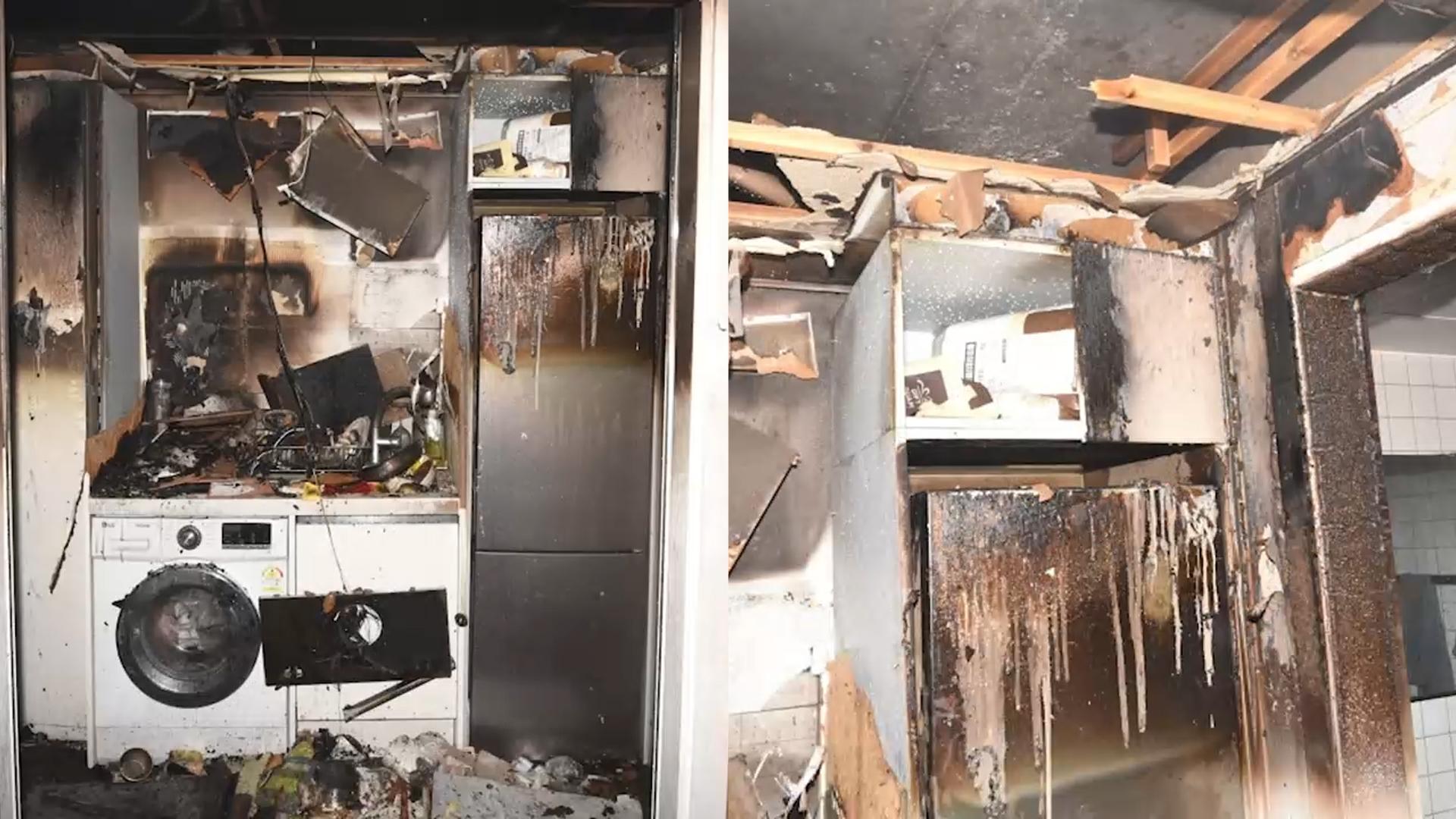 대전 주택 불…고양이, 전기레인지 작동 추정